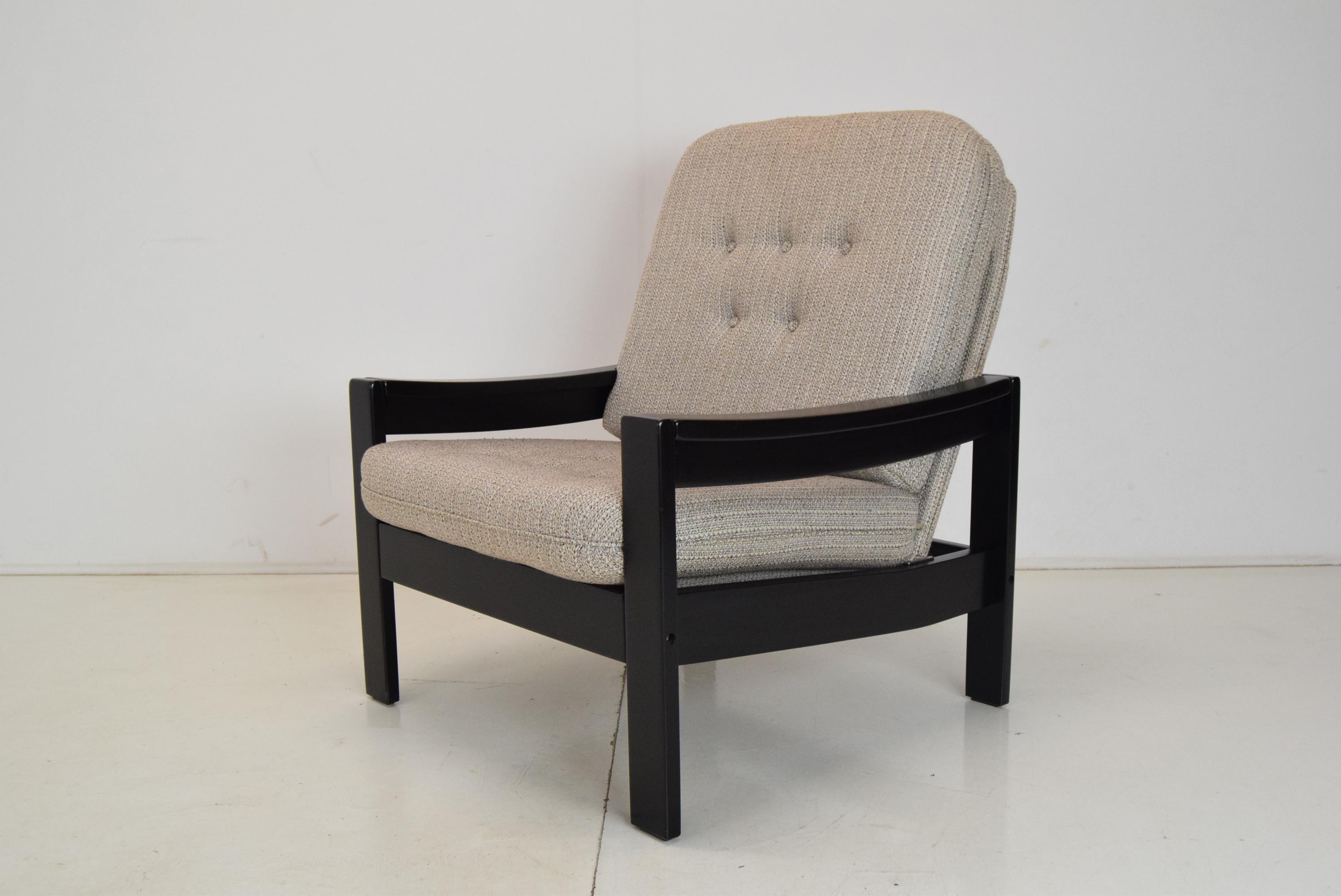  Sessel aus der Mitte des Jahrhunderts/LEDA LUX, 1980er Jahre.  (Moderne der Mitte des Jahrhunderts) im Angebot