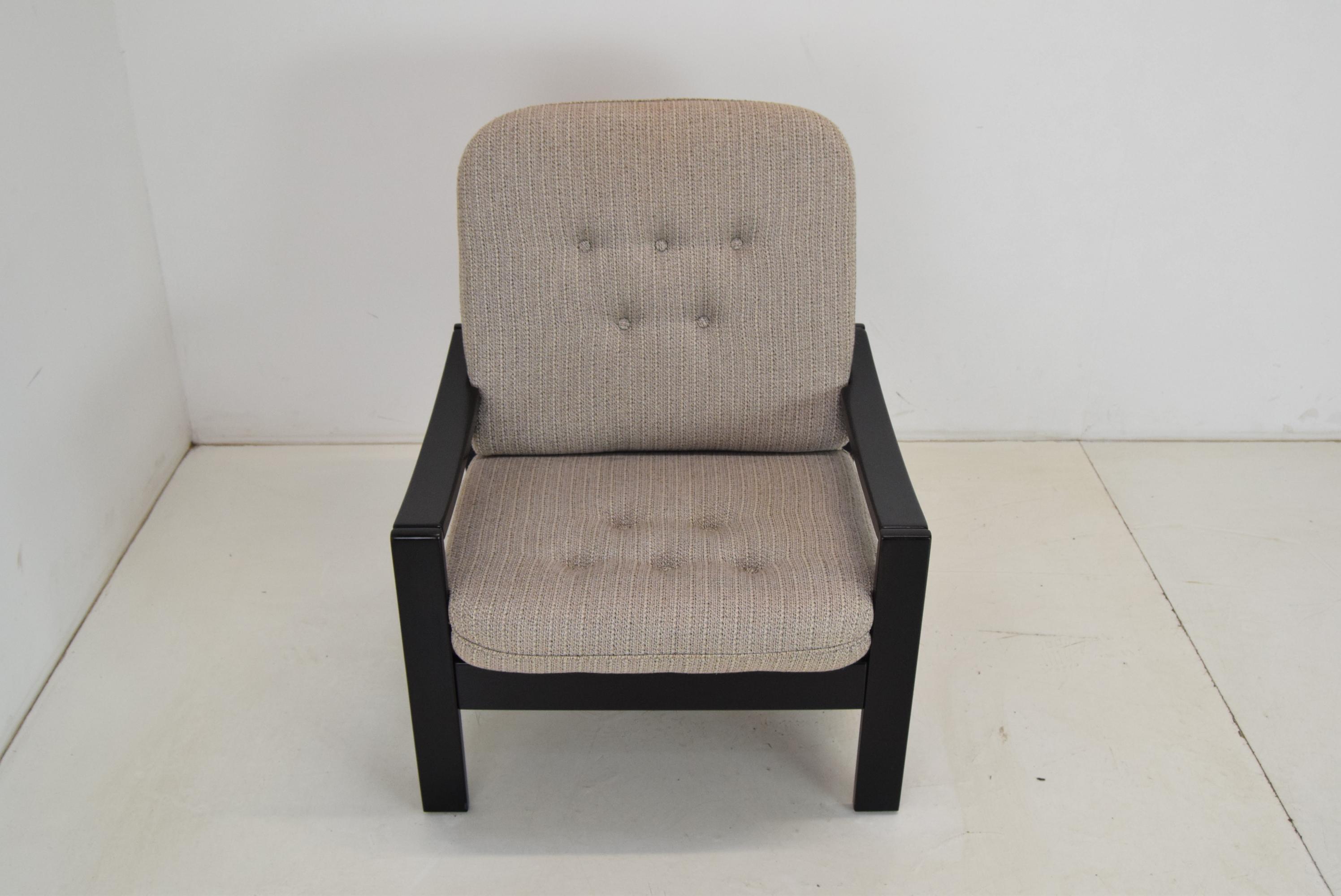 Czech Midcentury Armchair/Leda Lux, 1980s For Sale