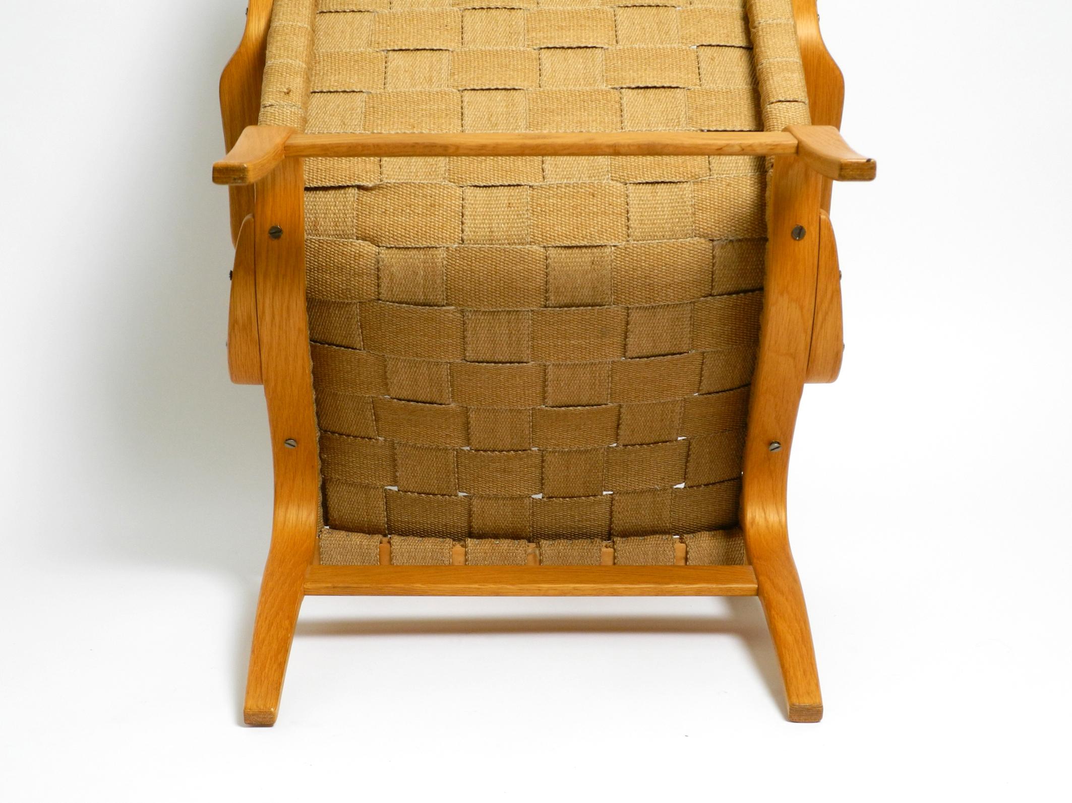 Fauteuil du milieu du siècle modèle « Eva » de Bruno Mathsson Birch/Hemp, Suède en vente 10