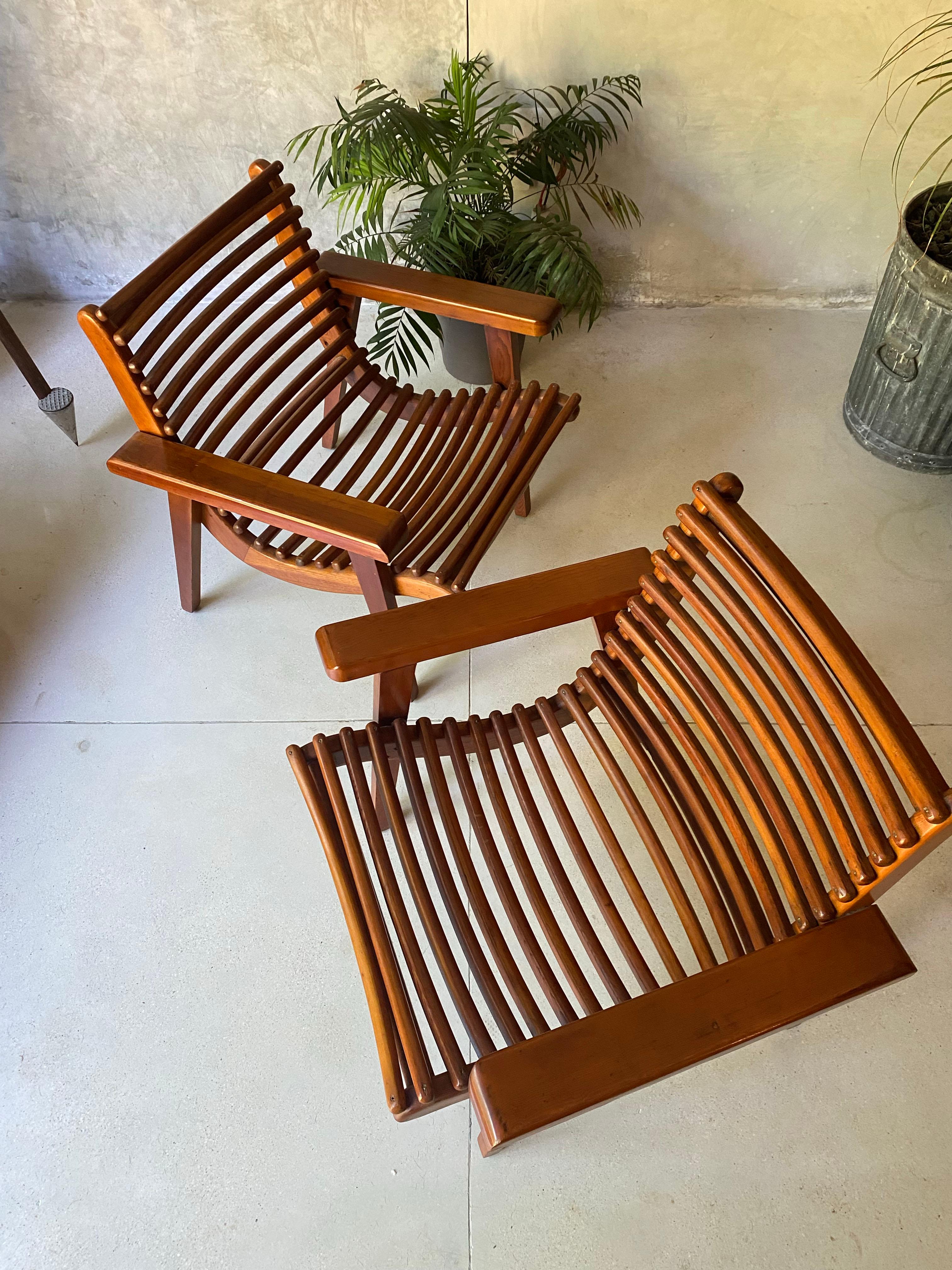 Mid Century Sessel Satz von 2 Pieces im Angebot 4