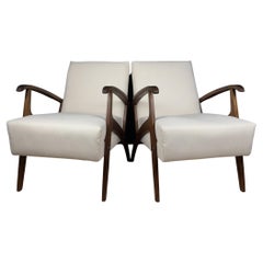 Mid-century armchair, Yugoslavia 1970s, Set of 2