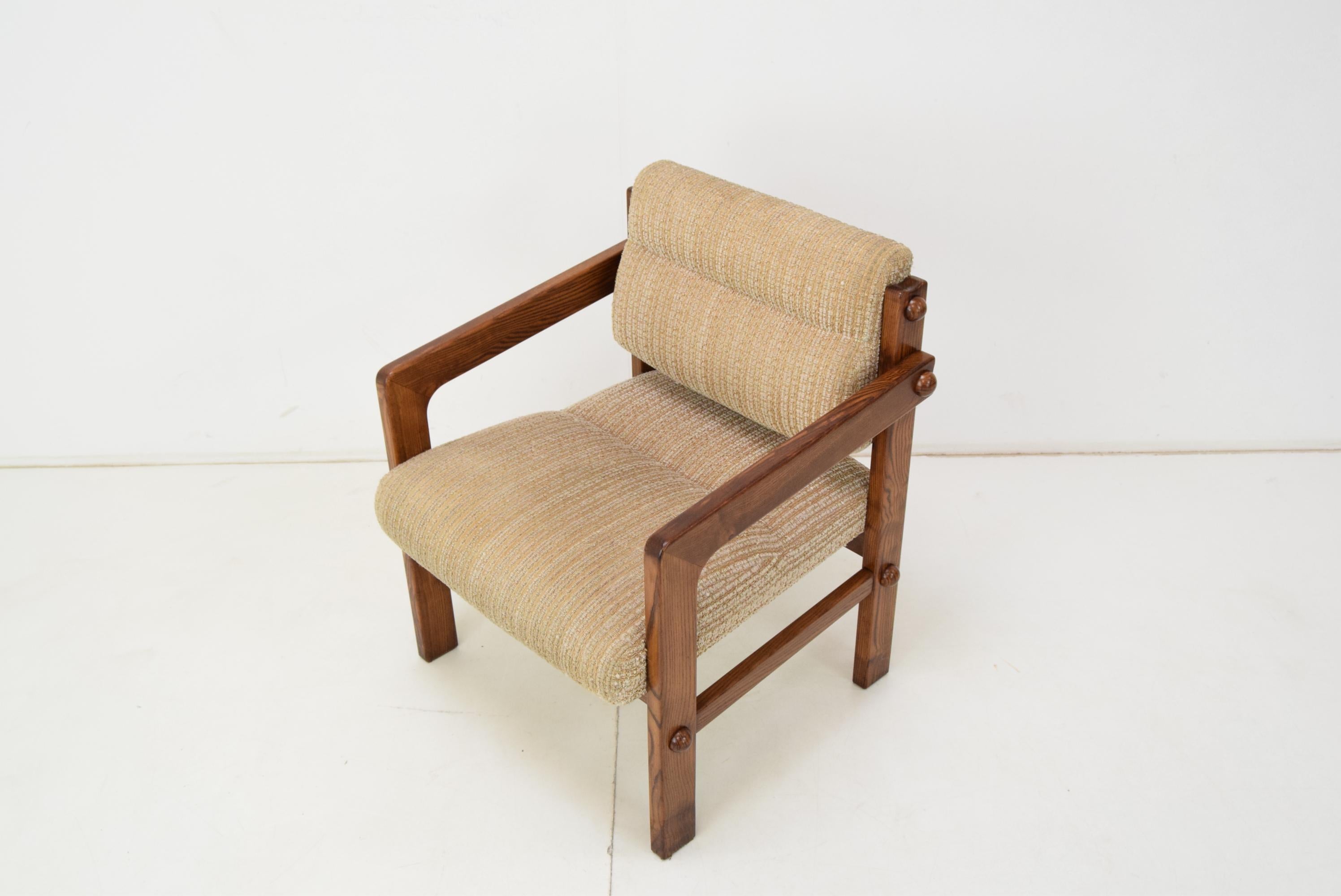 Mid-Century Modern Mid-Century Armchair, Czechoslovakia, 1960's For Sale