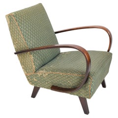 Sessel aus der Mitte des Jahrhunderts, entworfen von Jindrich Halabala, 1950er Jahre