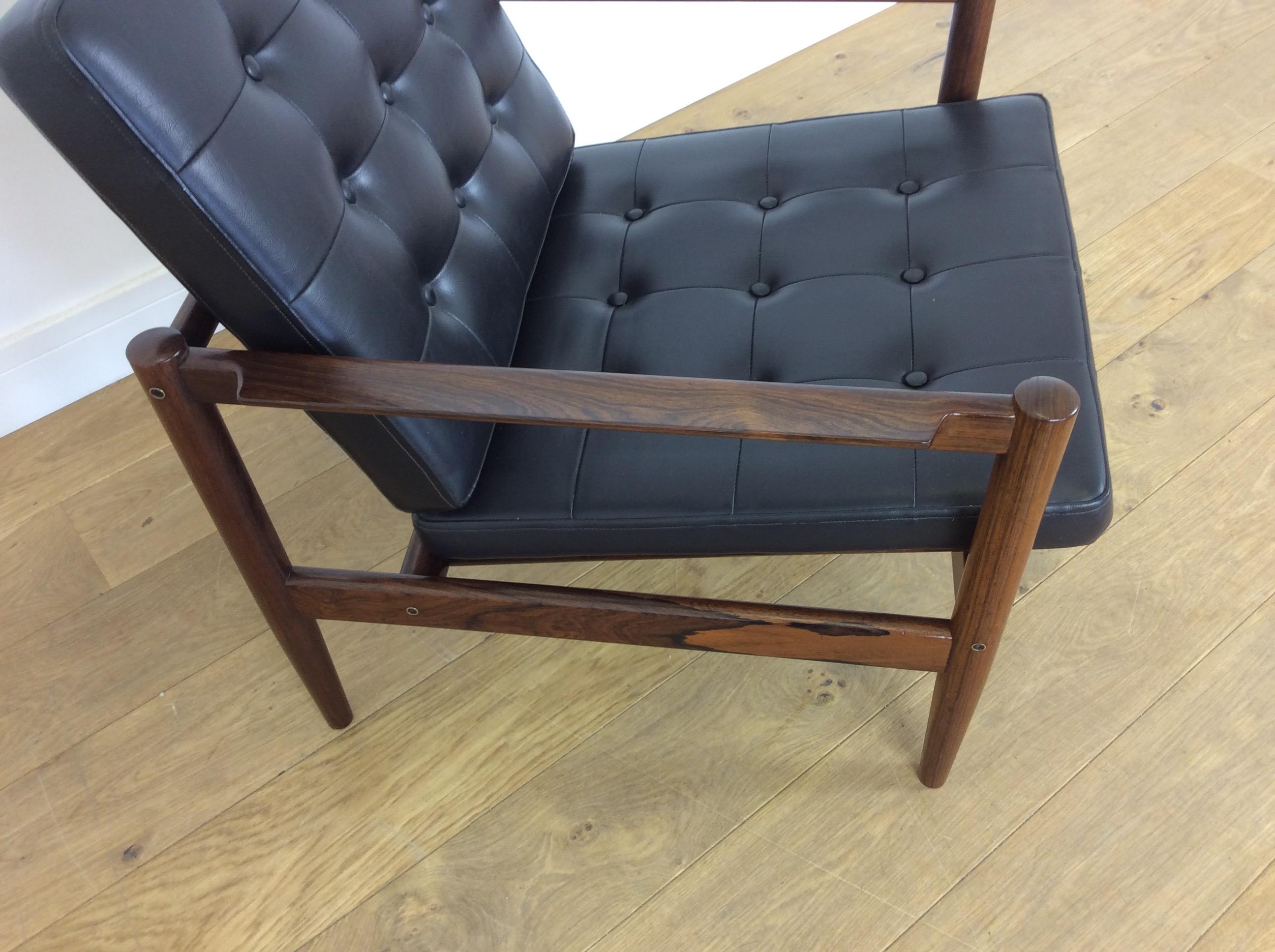 Mid Century Armchairs  Borge Jensen & Sonner For Sale 8