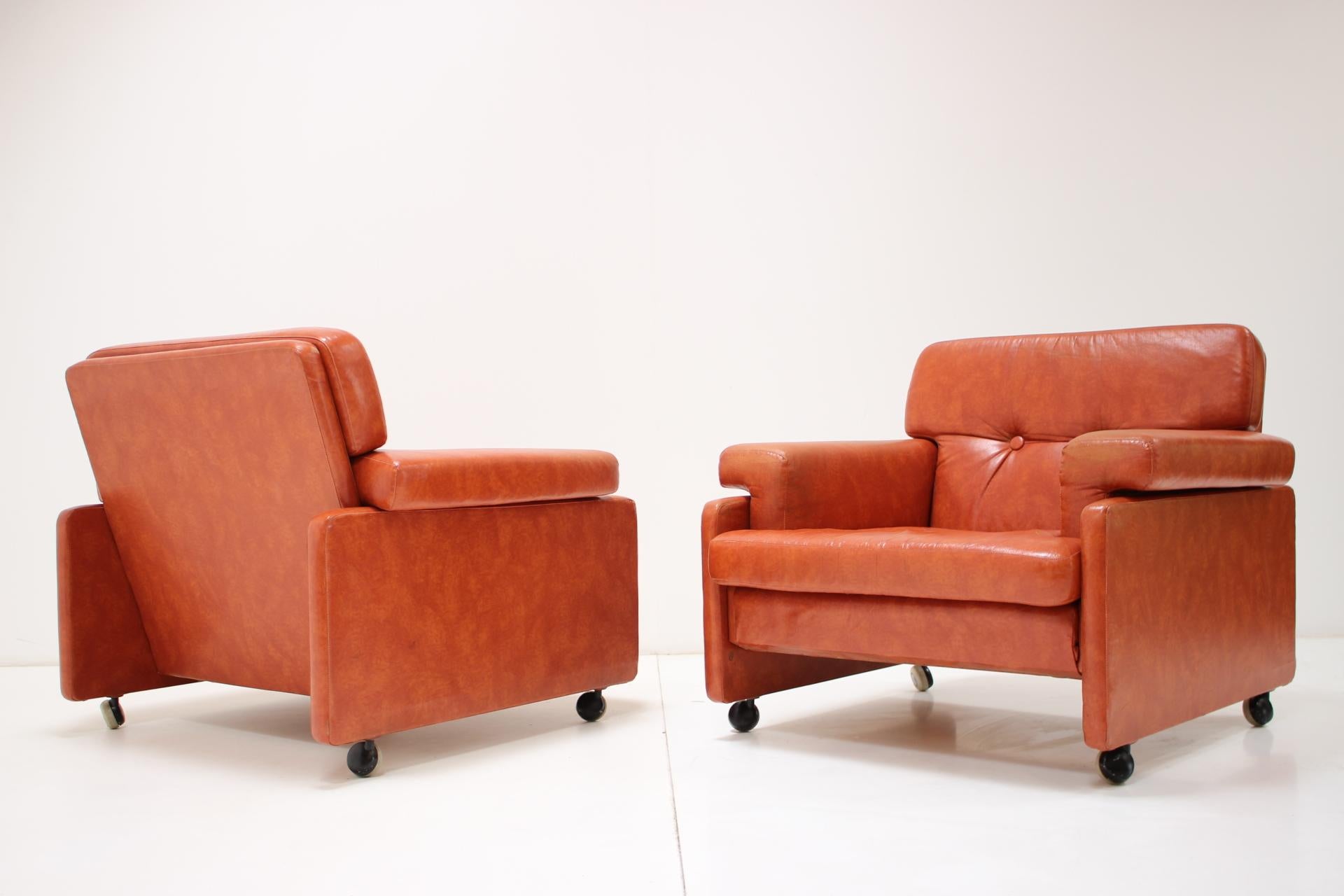 Late 20th Century Mid-Century Armchairs by Arch, Špička, around 1970's For Sale