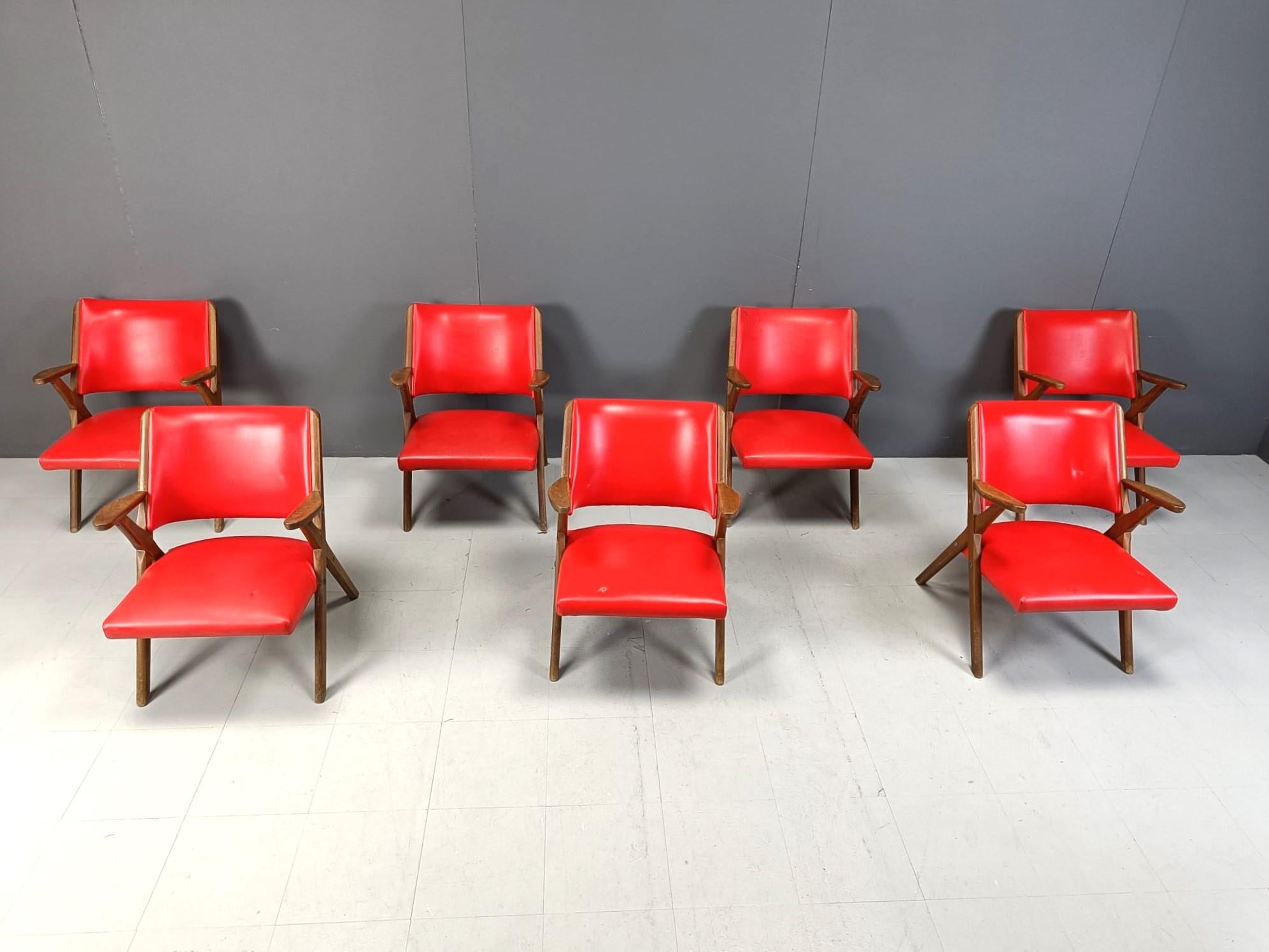 Mid century armchairs by Dal Vera, 1960s - set of 2 For Sale 4