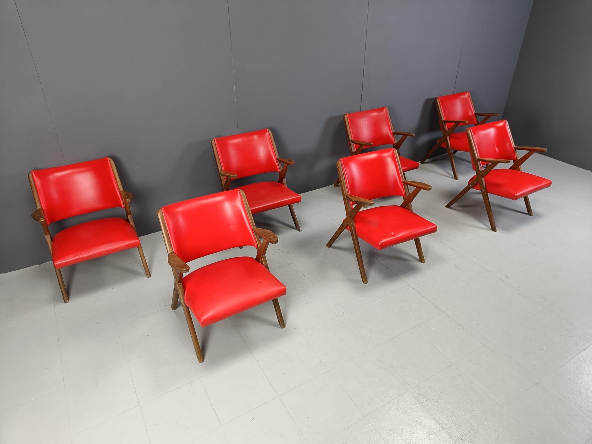 Mid century armchairs by Dal Vera, 1960s - set of 2 For Sale 5