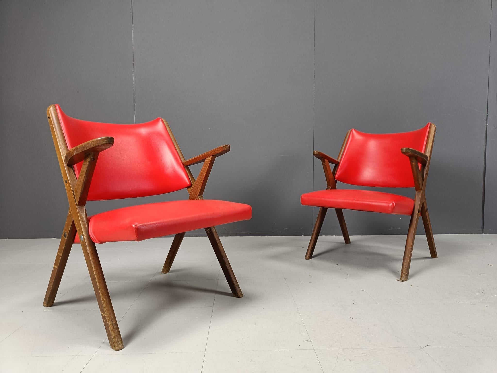 Mid century armchairs by Dal Vera, 1960s - set of 2 For Sale 6