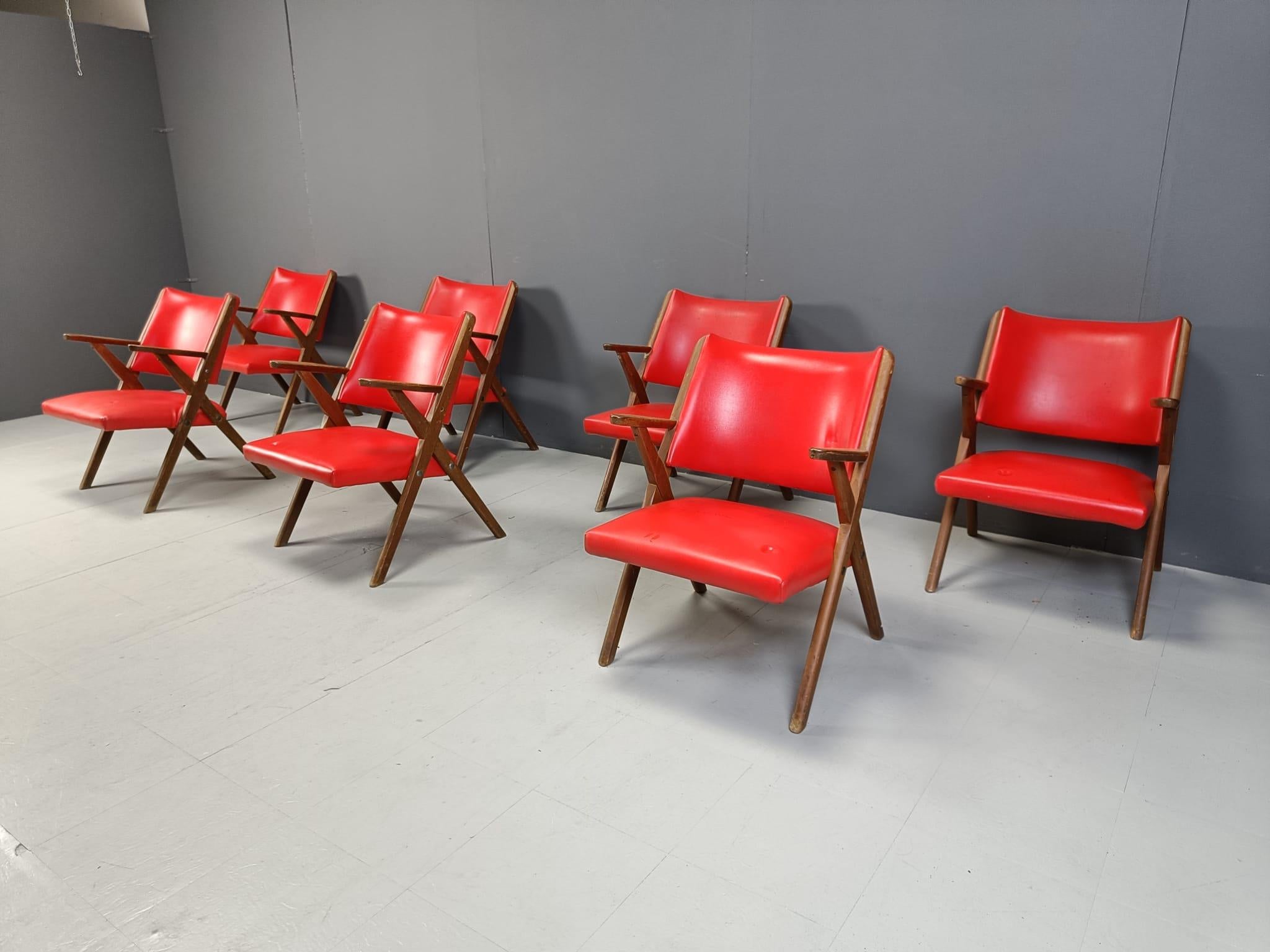 Mid century armchairs by Dal Vera, 1960s - set of 2 For Sale 7
