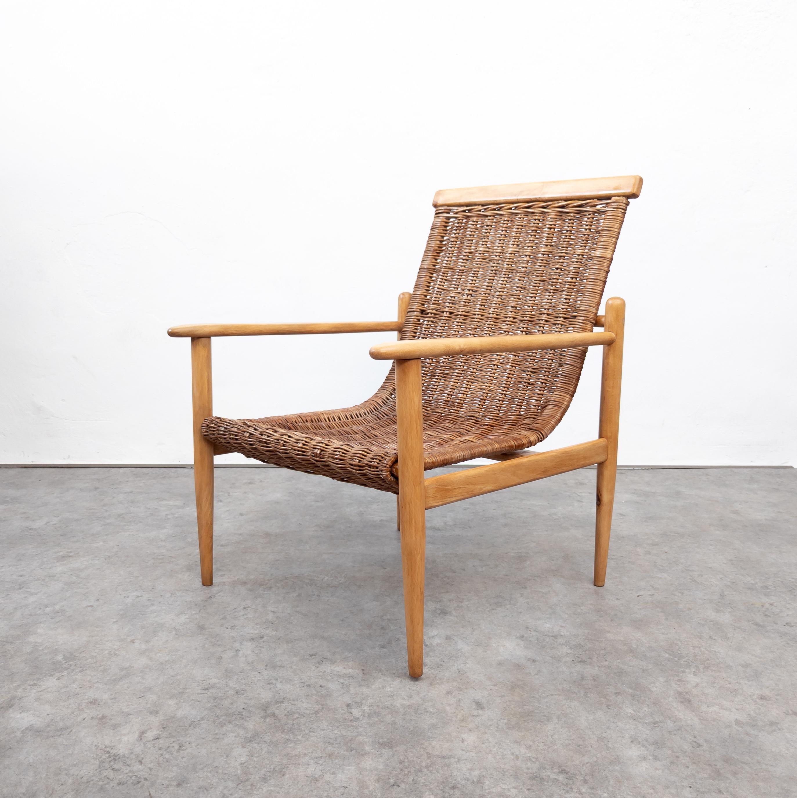 Mid-20th Century Mid Century armchairs by Jan Kalous for ÚLUV, Czechoslovakia 1960 For Sale
