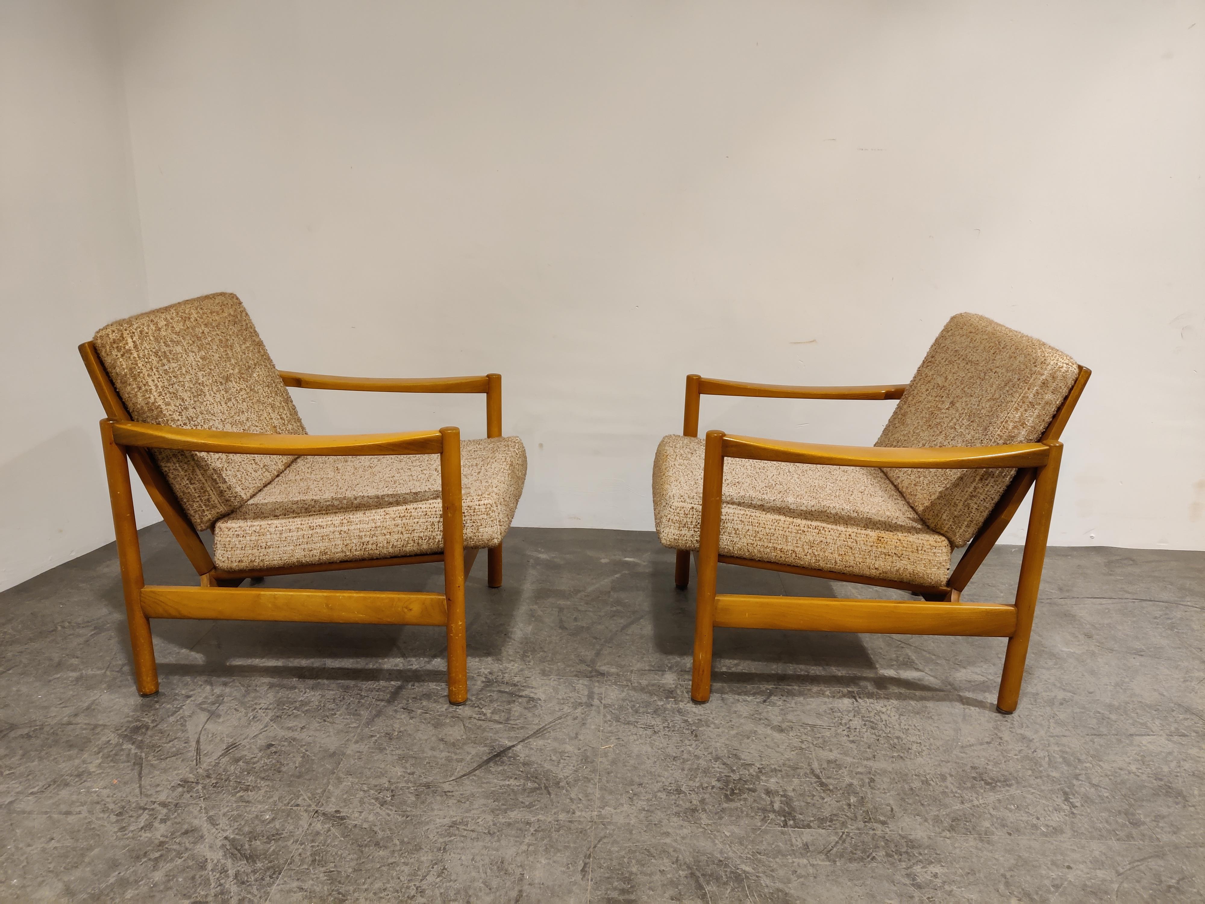 Mid Century Armchairs by Knoll Antimott, 1960s 2
