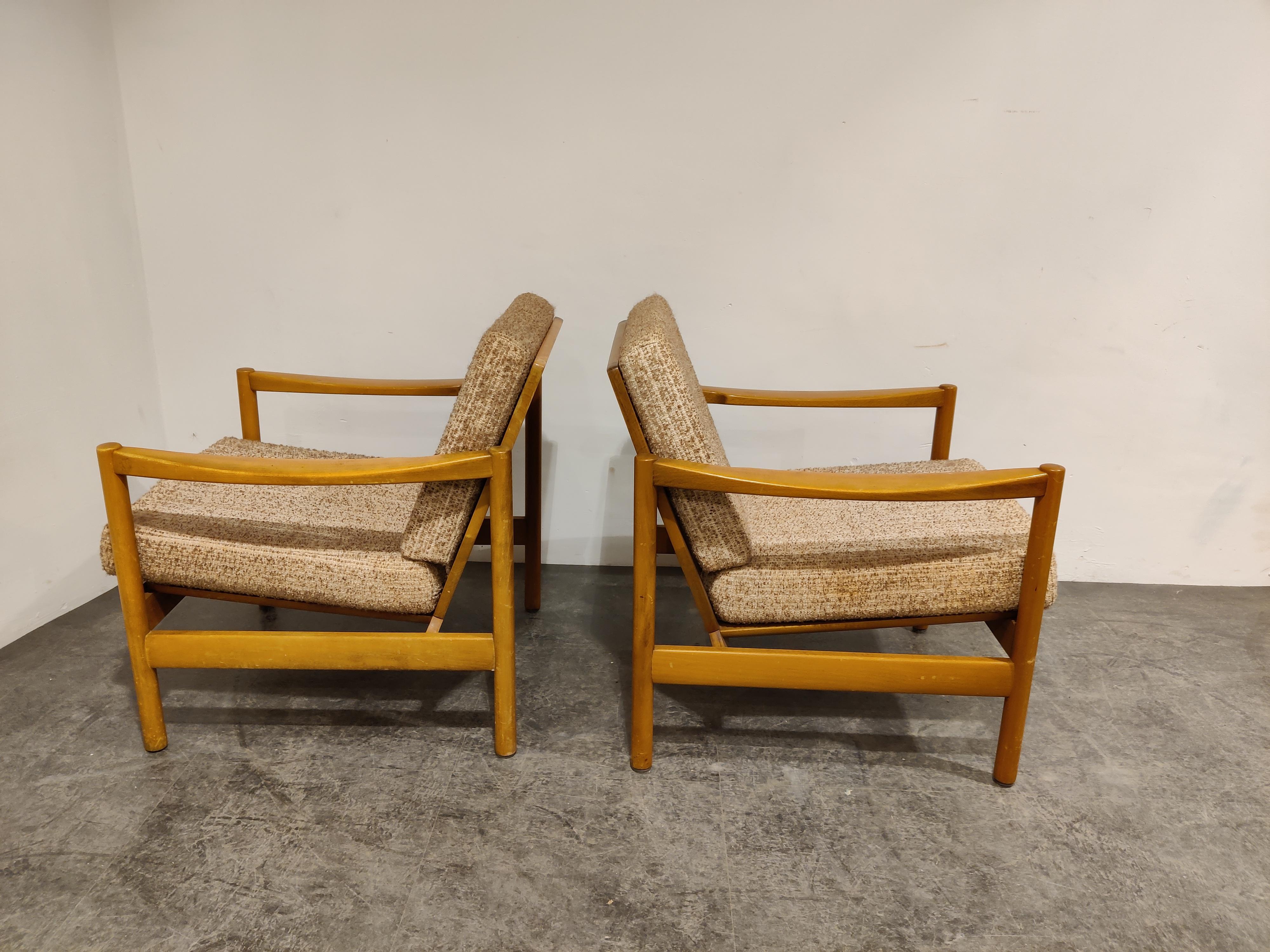 German Mid Century Armchairs by Knoll Antimott, 1960s