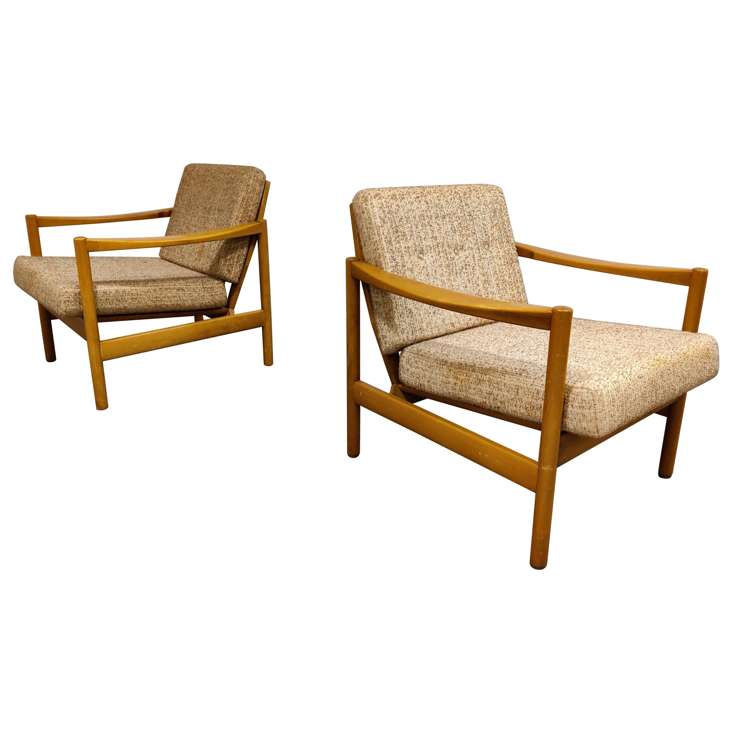 Mid Century Armchairs by Knoll Antimott, 1960s
