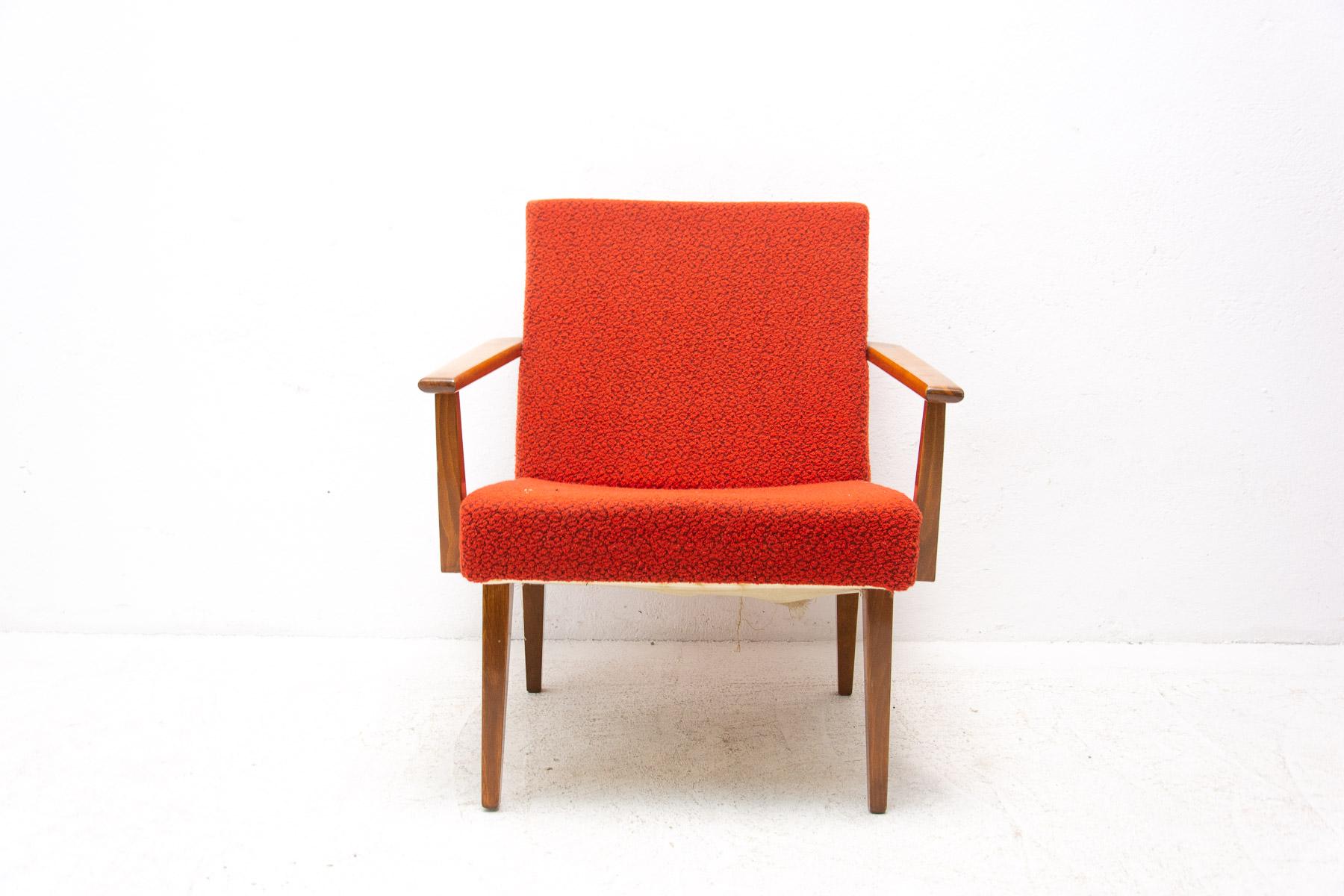 Mid Century Armchairs by Tatra Nábytok, 1960's, Czechoslovakia For Sale 5