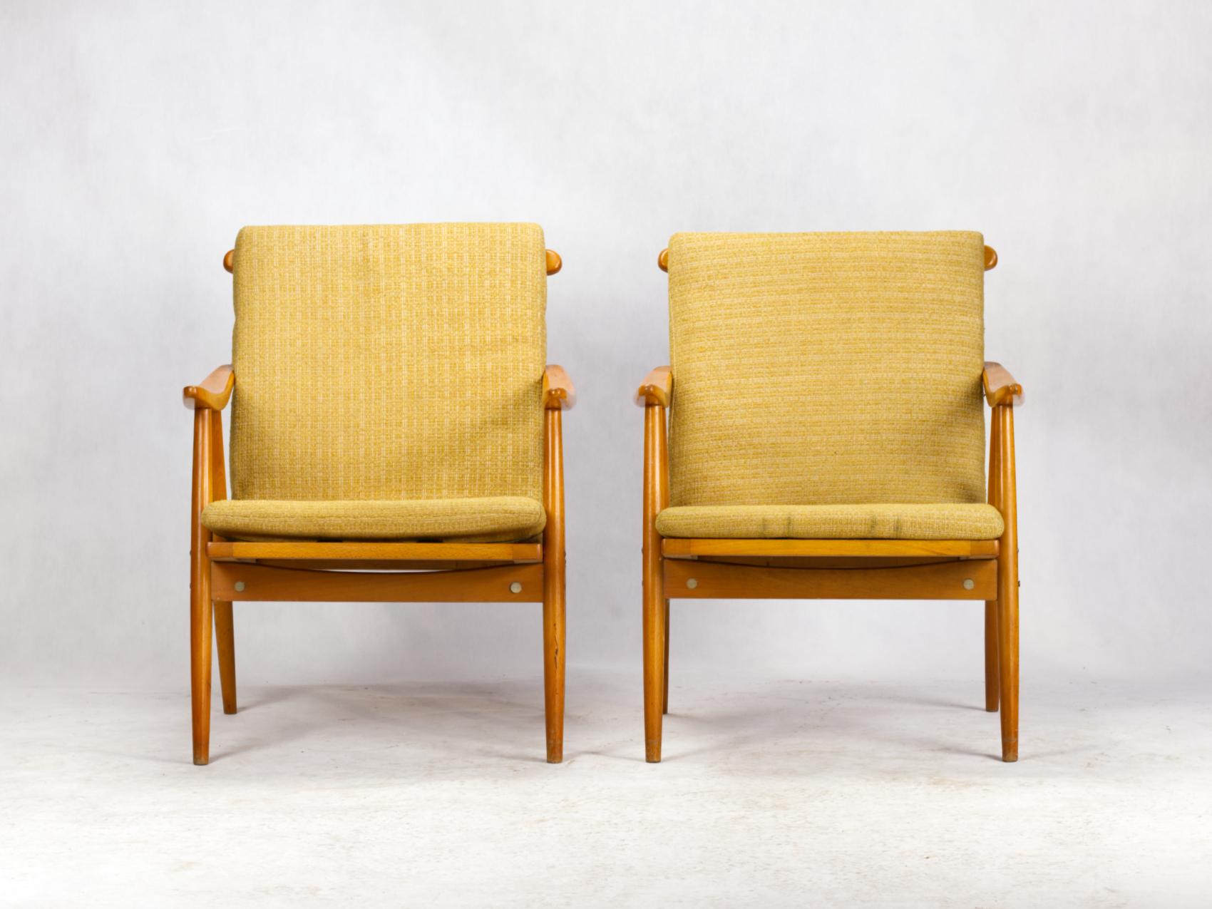 Mid-Century Modern Mid Century Armchairs by TON Czechoslovakia, 1960s For Sale