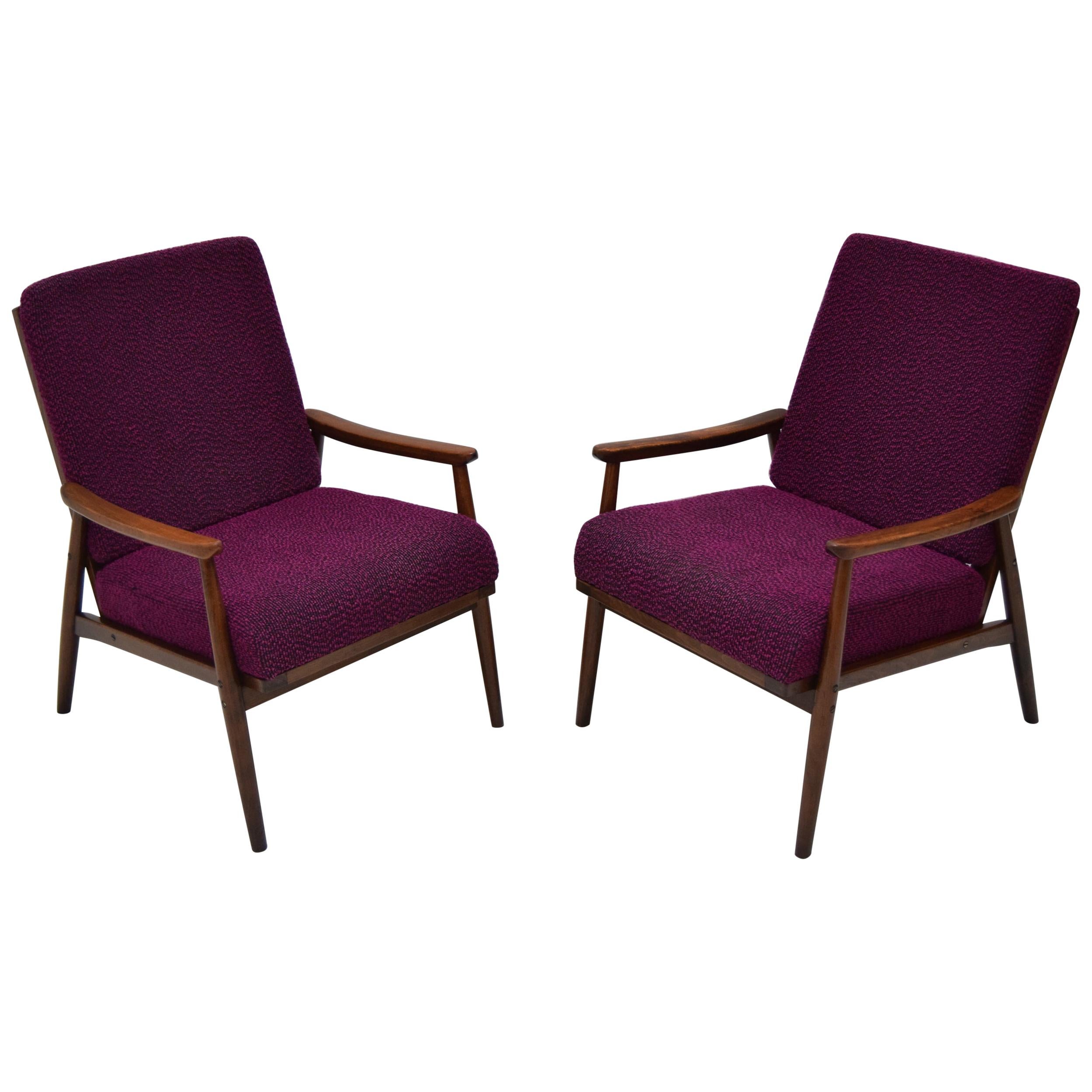 Midcentury Armchairs by TON Czechoslovakia, 1960s