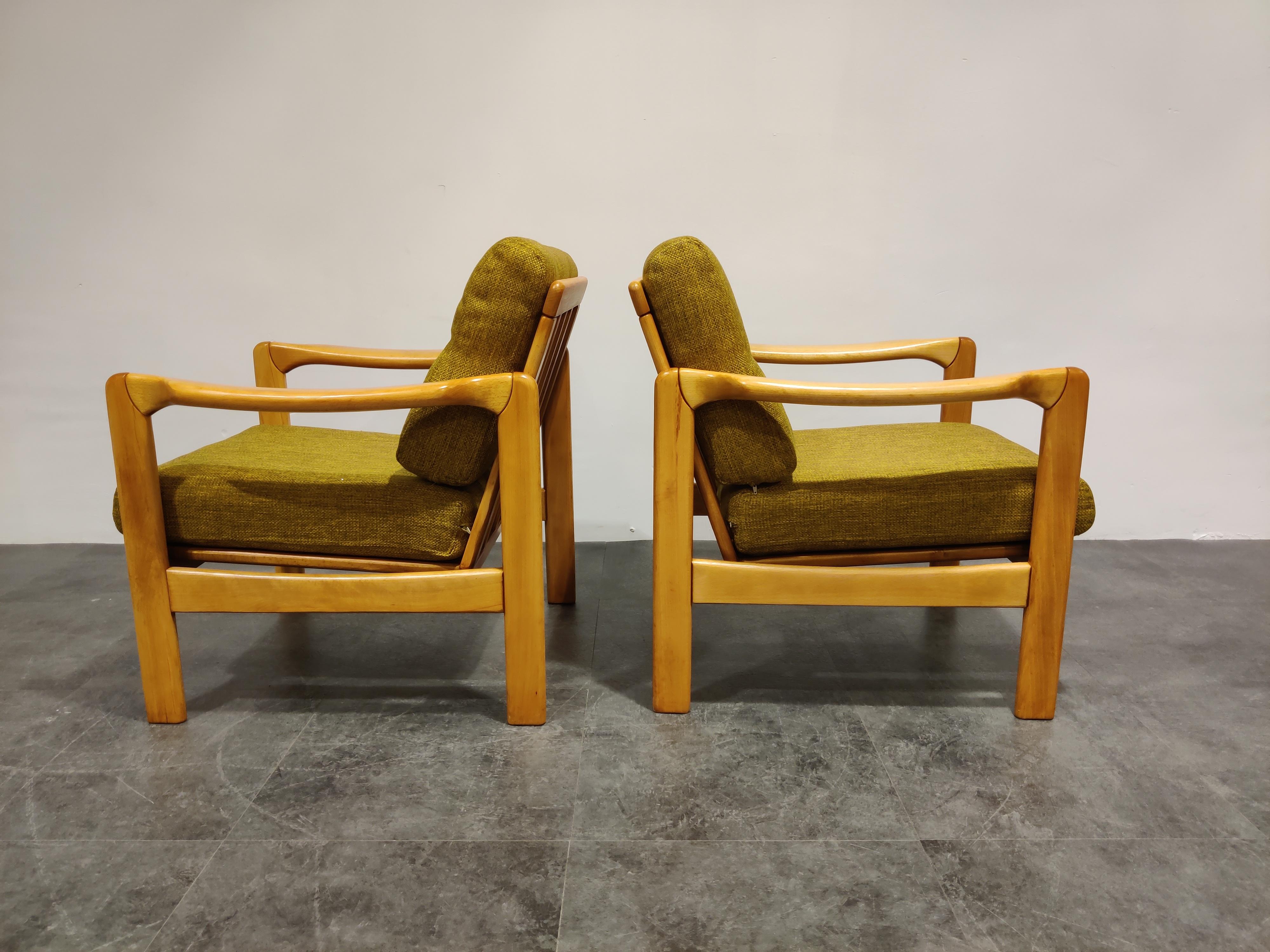 German Midcentury Armchairs by Walter Knoll, 1960s For Sale