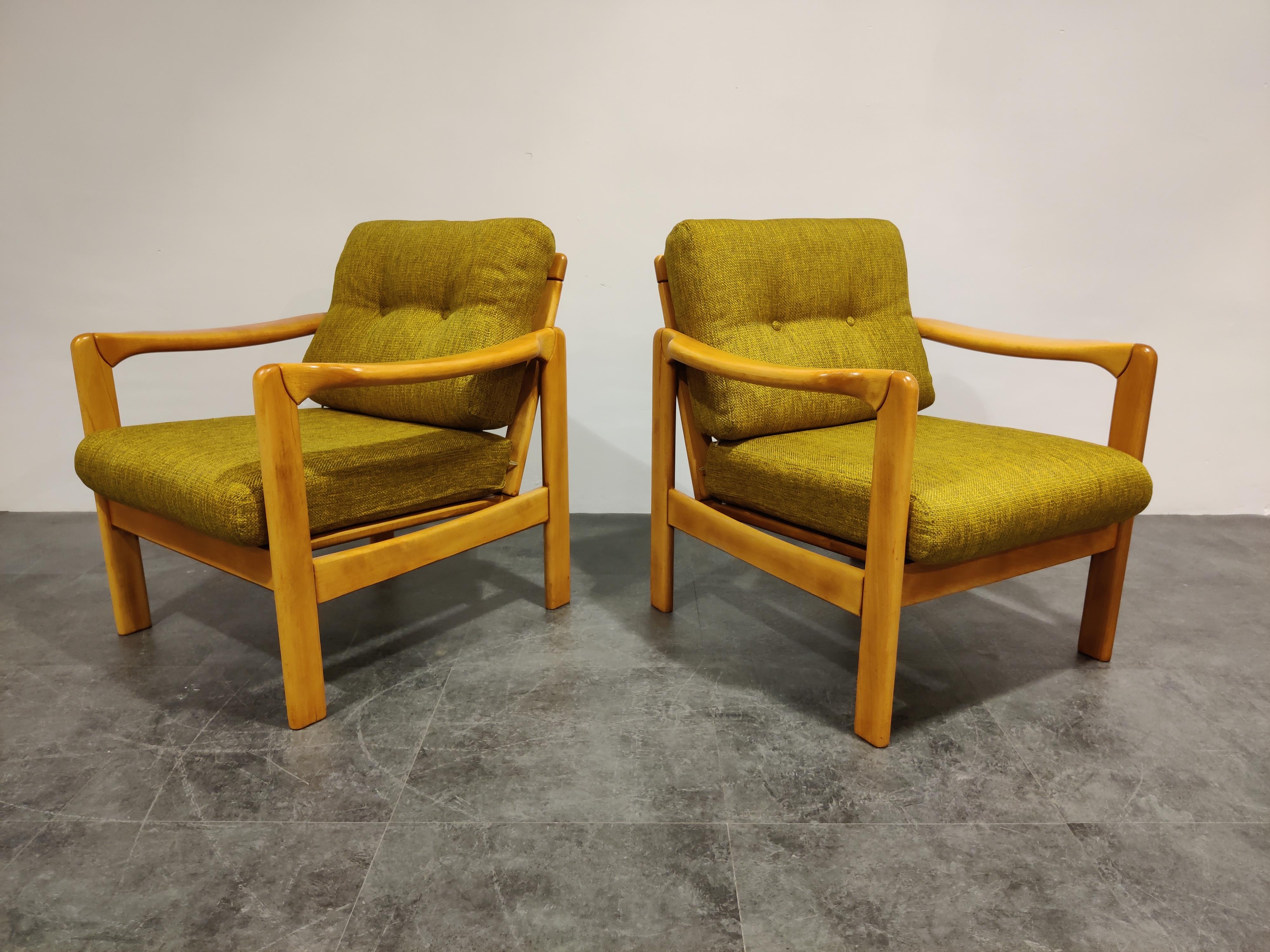 Midcentury Armchairs by Walter Knoll, 1960s In Good Condition For Sale In HEVERLEE, BE
