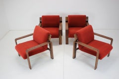 Mid-Century Armchairs Designed by Ludvík Volák for Dřevopodnik Holešov, 1960's