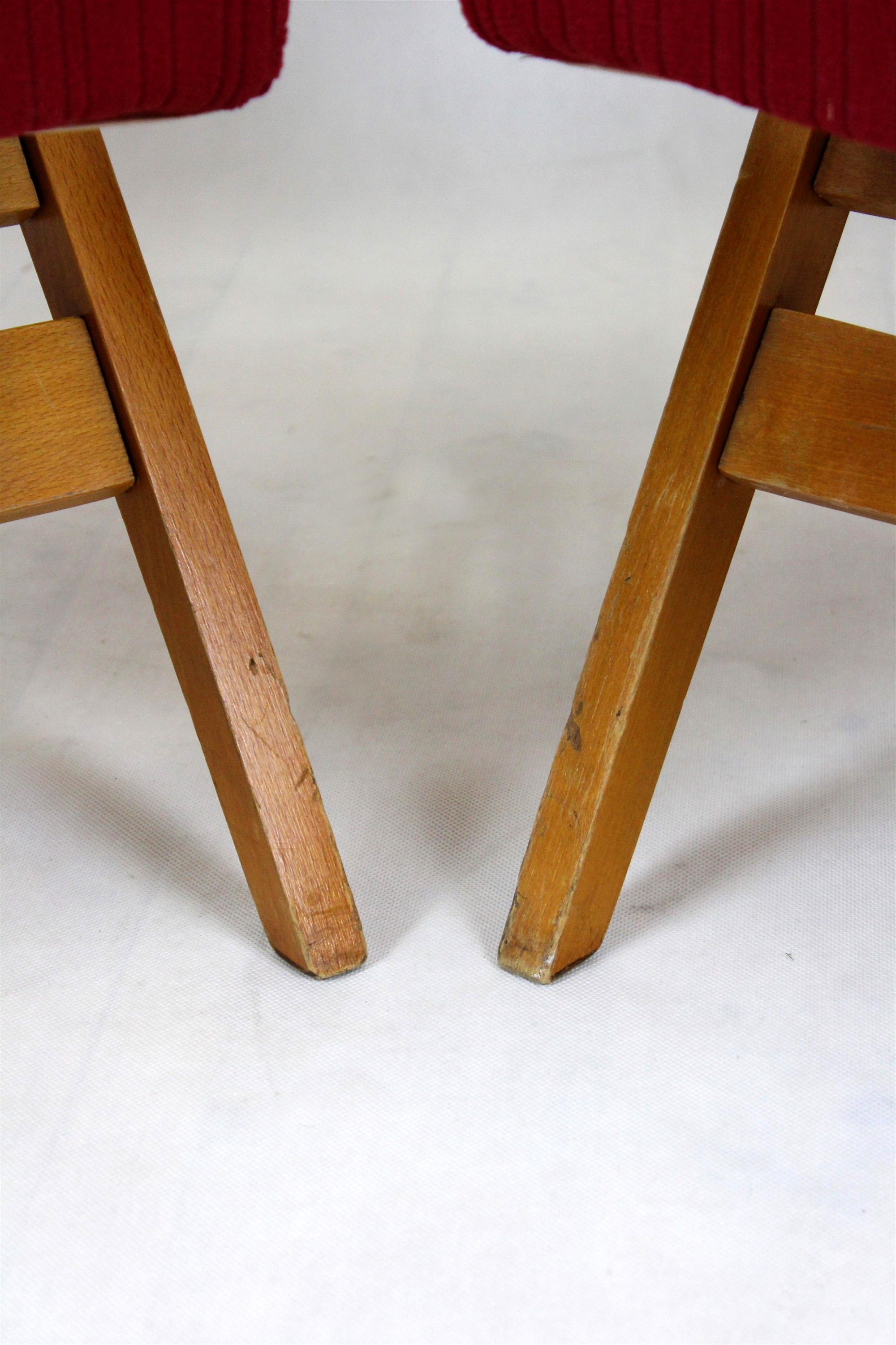 Mid-Century Armchairs for Tatra, 1960s, Set of 2 In Fair Condition In Żory, PL
