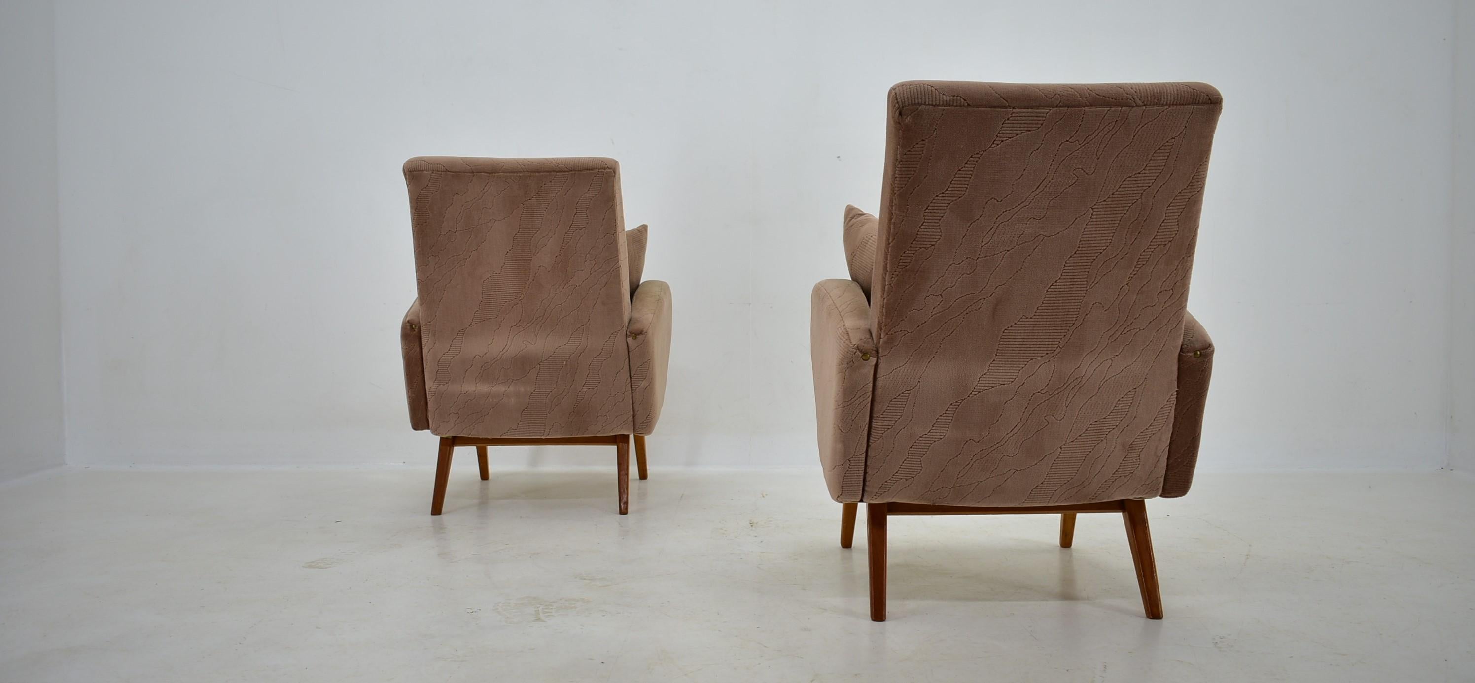 Mid-Century Armchairs for UP Závody, 1950's For Sale 5
