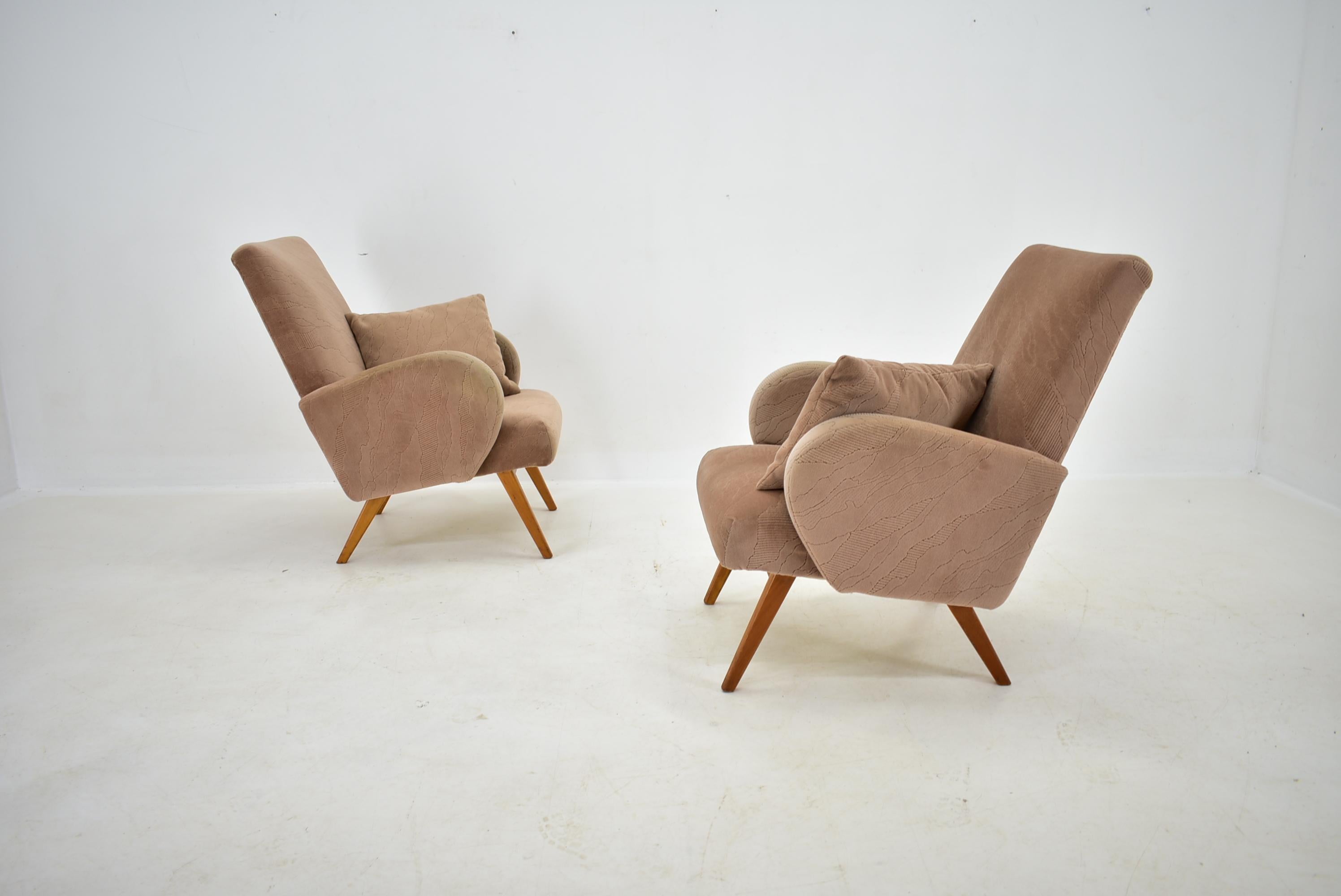 Mid-Century Modern Mid-Century Armchairs for UP Závody, 1950's For Sale