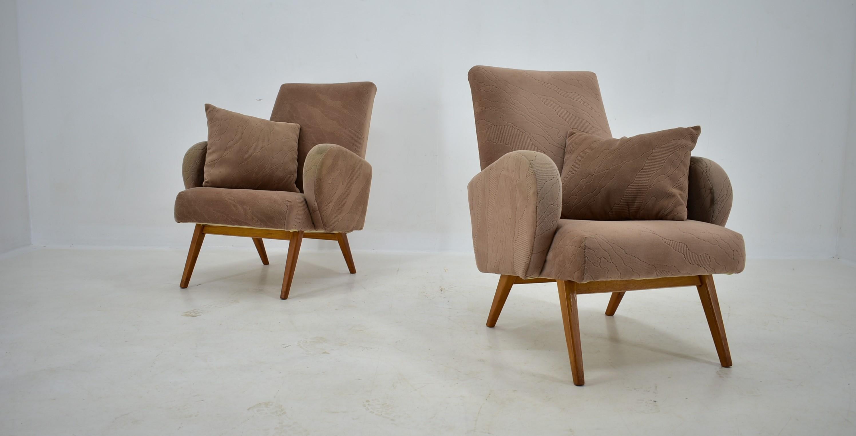 Mid-20th Century Mid-Century Armchairs for UP Závody, 1950's For Sale