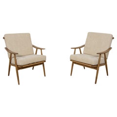 Vintage Mid-Century Armchairs from Ton, 1960s, Set of 2