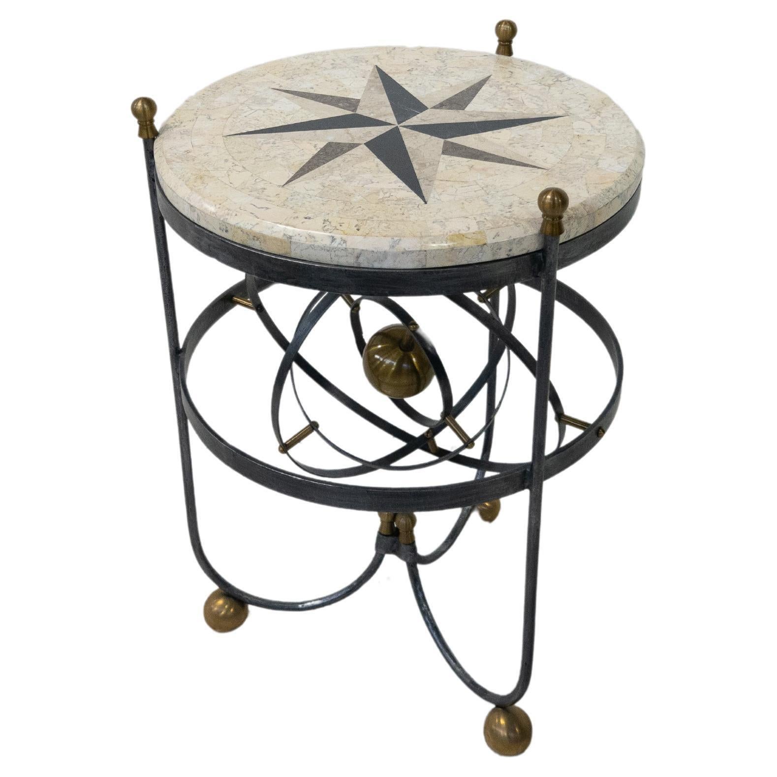 Mid-Century Armillary Side Table For Sale 4