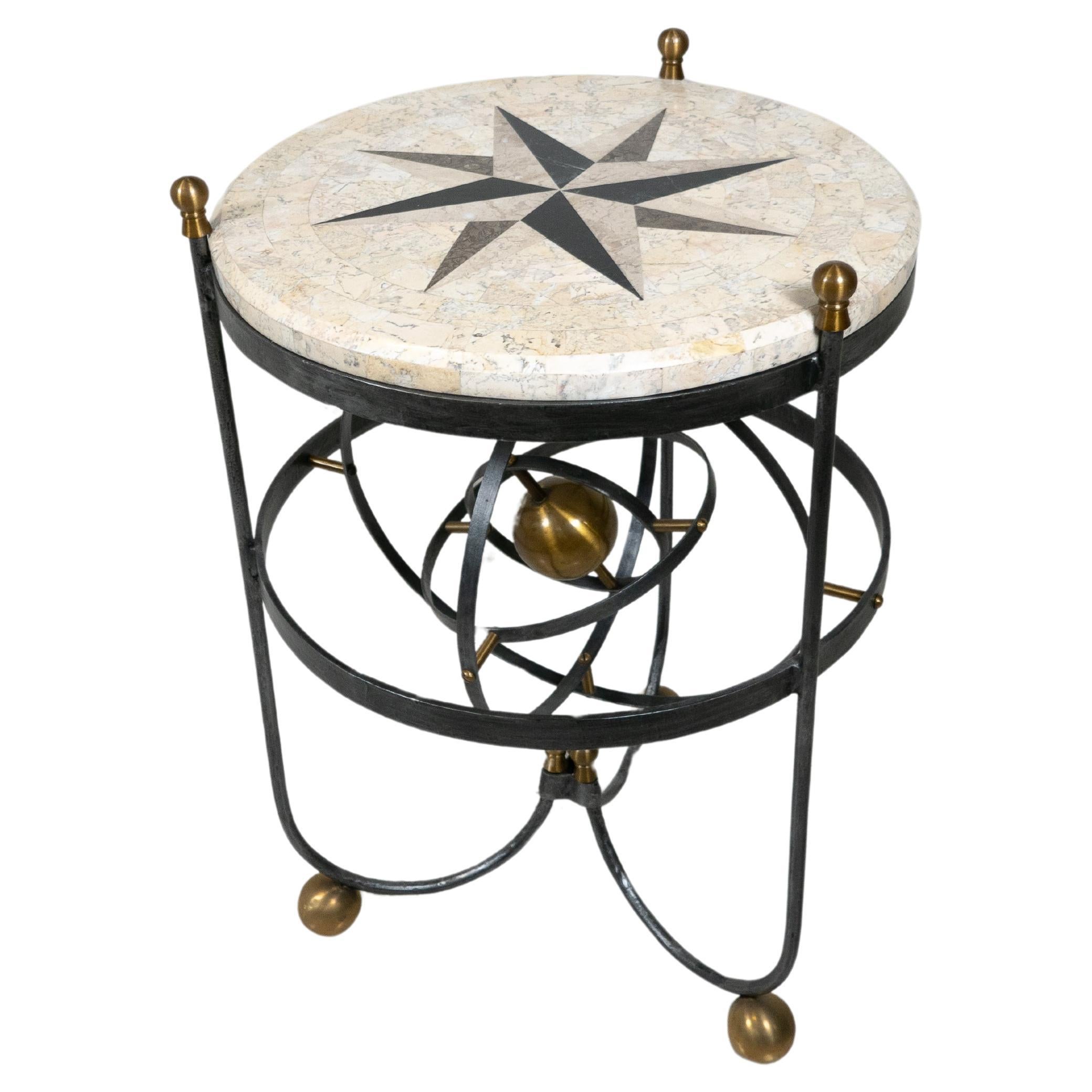 Mid-Century Armillary Side Table