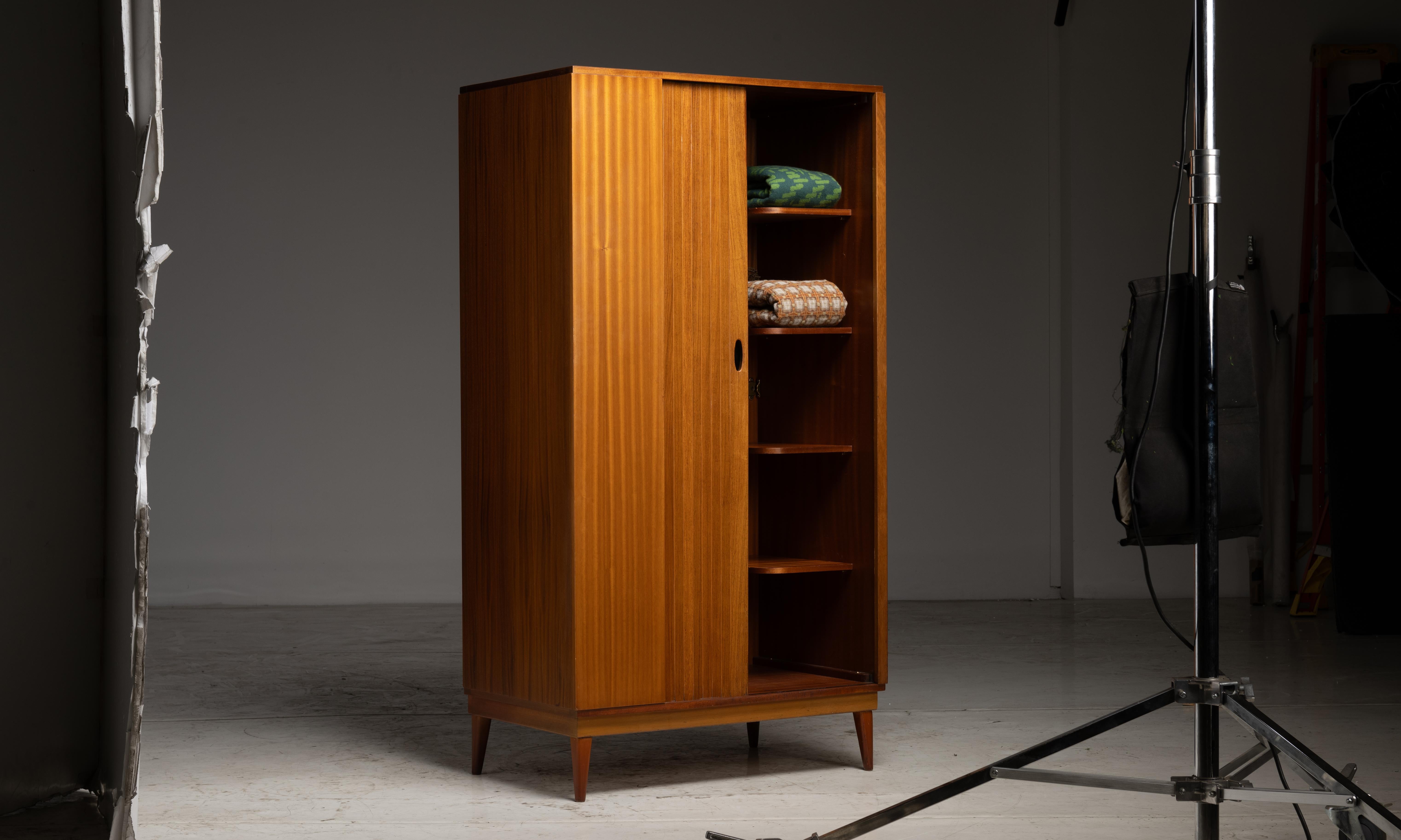 Mid-Century Modern Mid Century Armoire, England circa 1960 For Sale