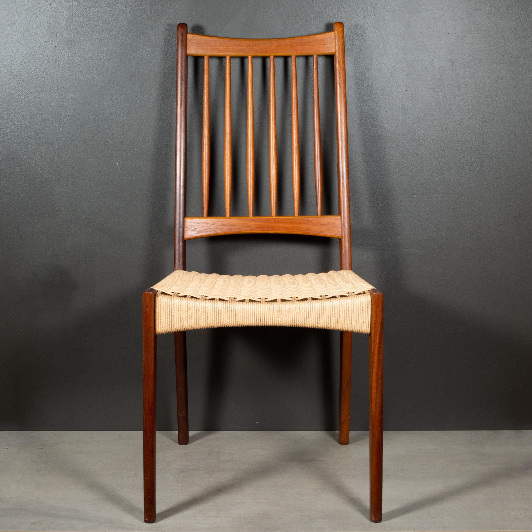 Mid-century Arne Hovmand-Olsen for Mogens Kold Møbelfabrik Danish Dining Chairs  For Sale 4