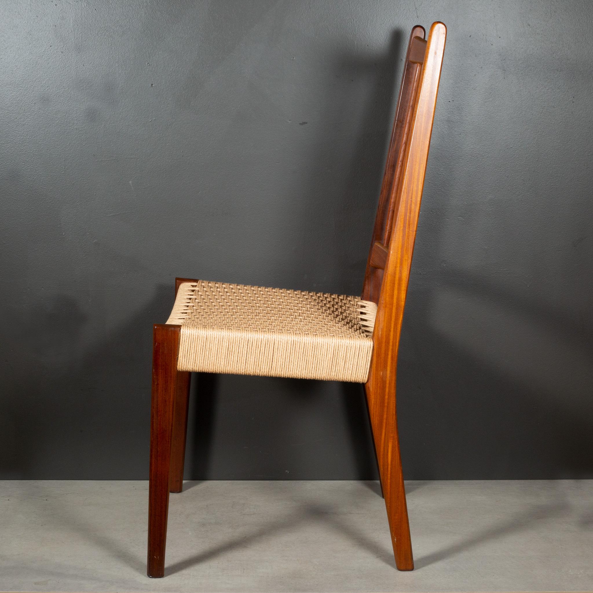 Mid-century Arne Hovmand-Olsen for Mogens Kold Møbelfabrik Danish Dining Chairs  For Sale 5