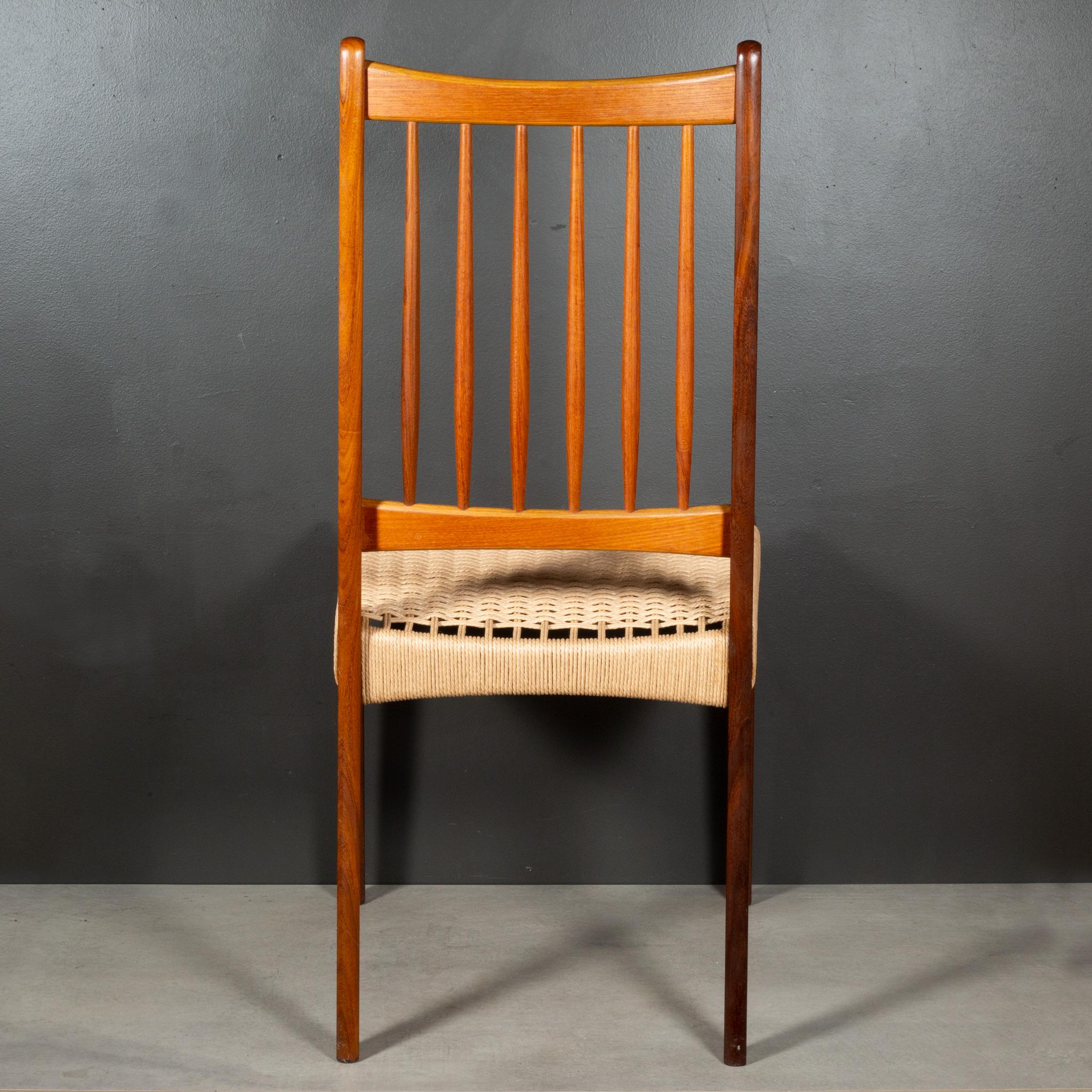 Mid-century Arne Hovmand-Olsen for Mogens Kold Møbelfabrik Danish Dining Chairs  For Sale 6