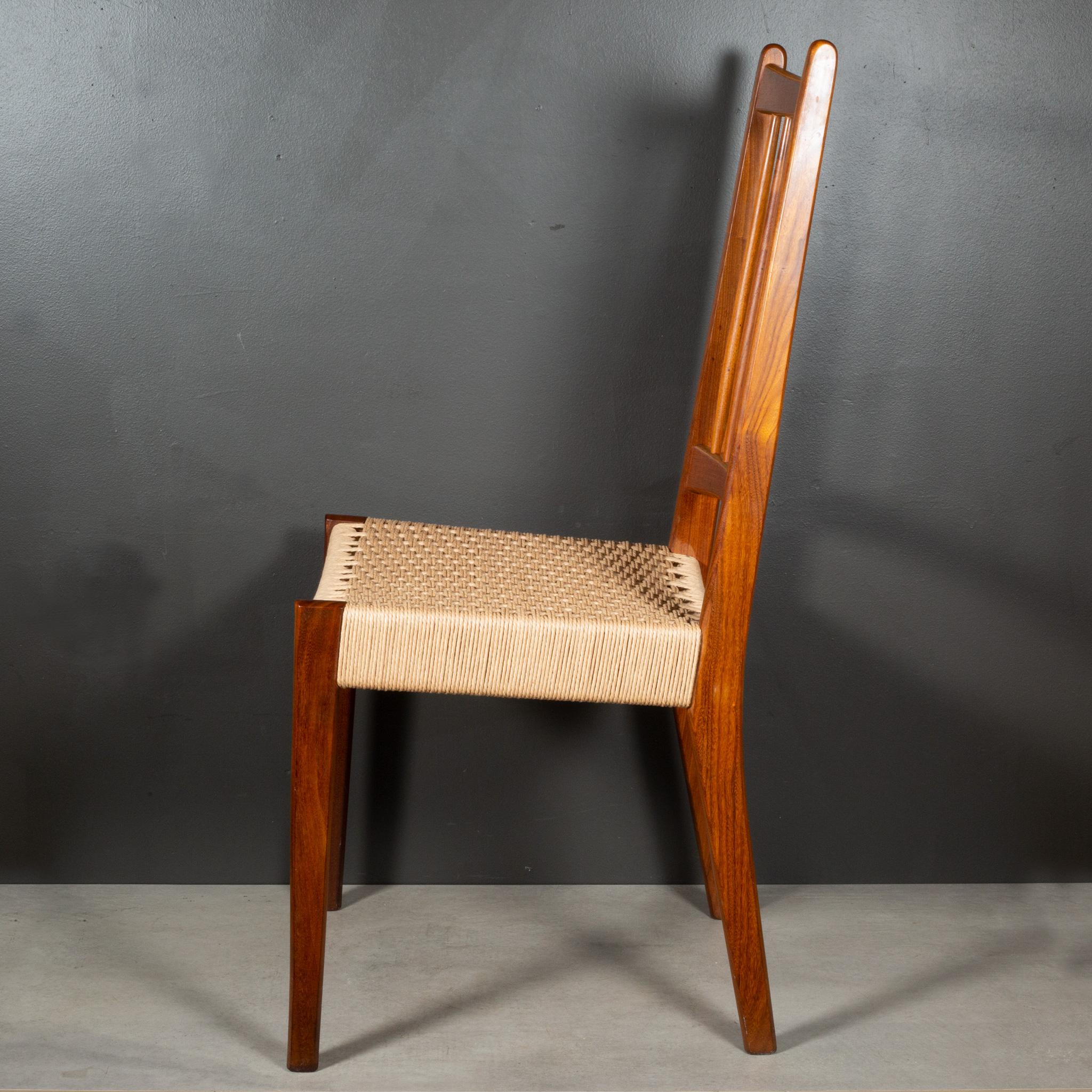 Mid-century Arne Hovmand-Olsen for Mogens Kold Møbelfabrik Danish Dining Chairs  For Sale 9
