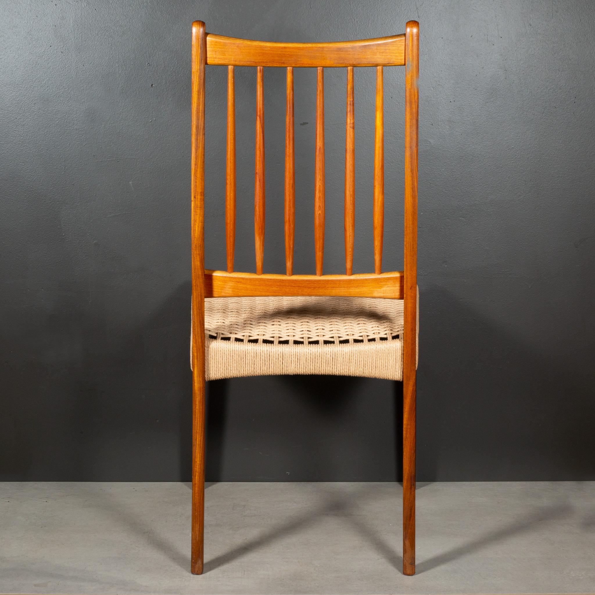 Mid-century Arne Hovmand-Olsen for Mogens Kold Møbelfabrik Danish Dining Chairs  For Sale 10