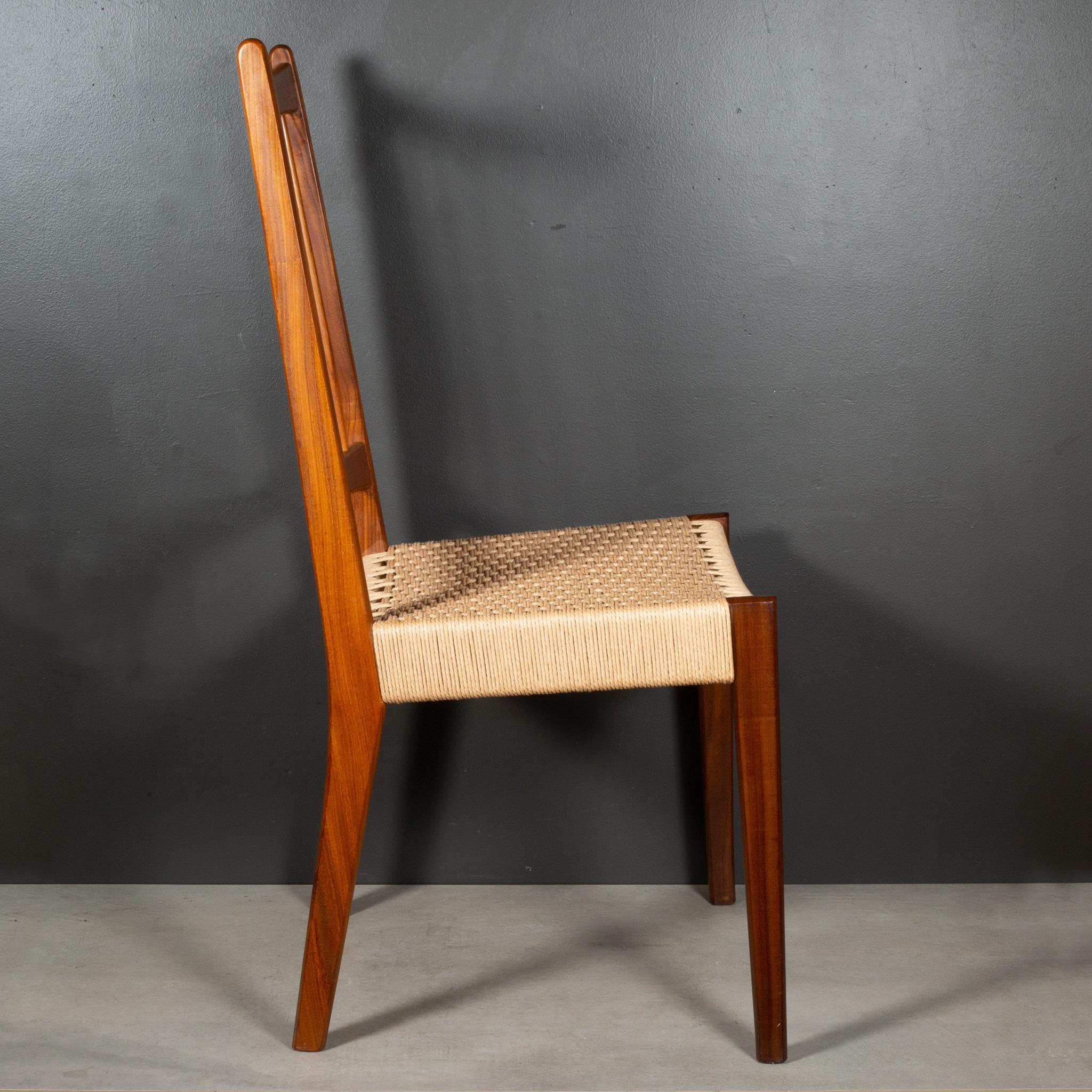Mid-century Arne Hovmand-Olsen for Mogens Kold Møbelfabrik Danish Dining Chairs  For Sale 11