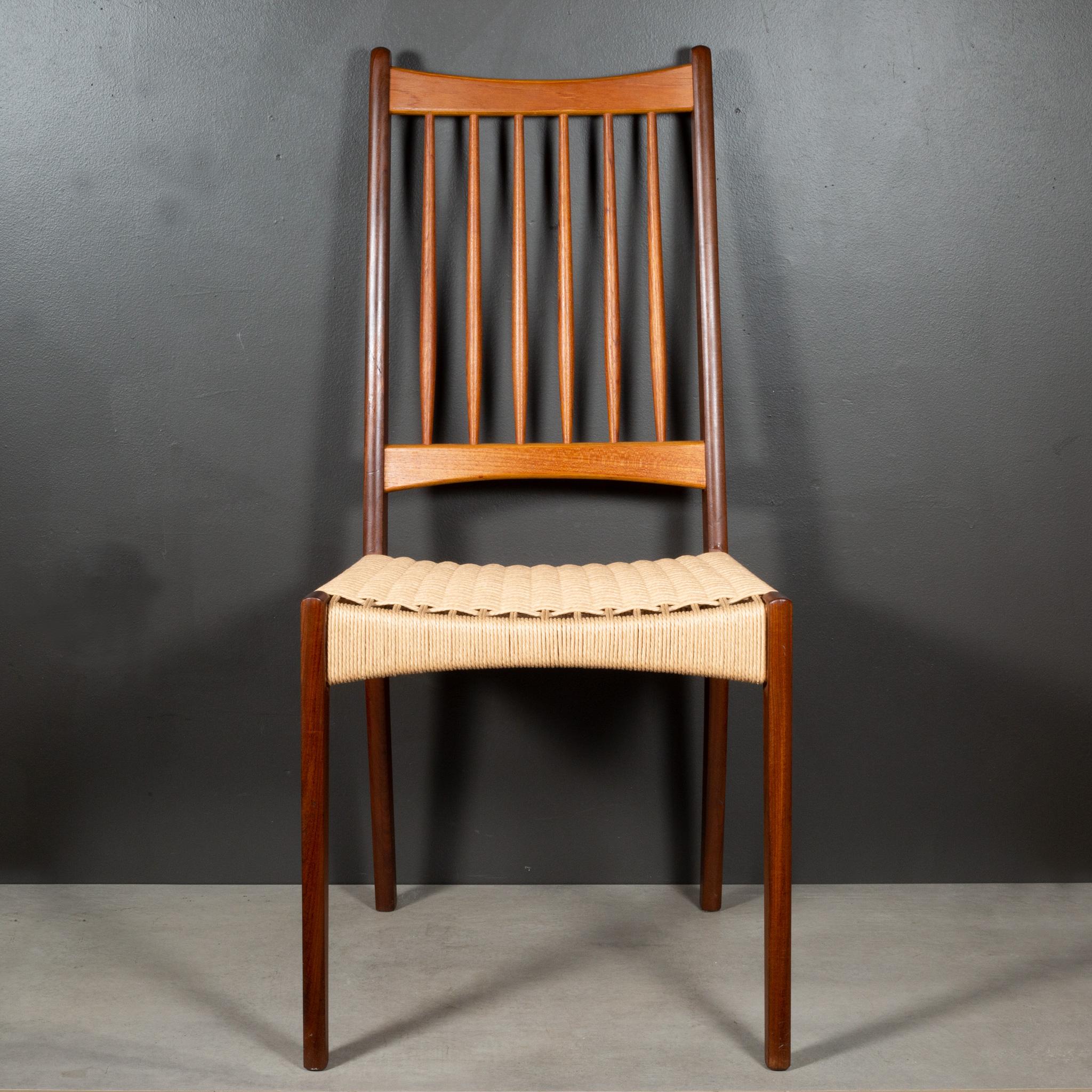 Mid-century Arne Hovmand-Olsen for Mogens Kold Møbelfabrik Danish Dining Chairs  For Sale 12