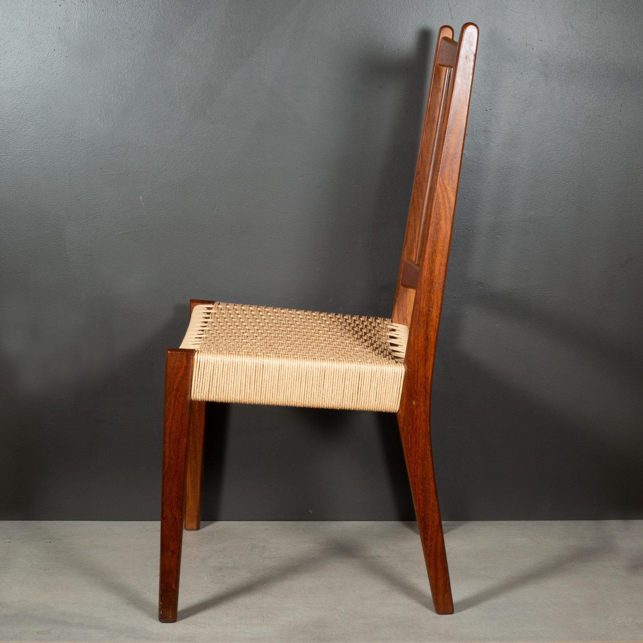 Mid-Century moderno Sedie da pranzo danesi di metà secolo Arne Hovmand-Olsen per Mogens Kold Møbelfabrik in vendita