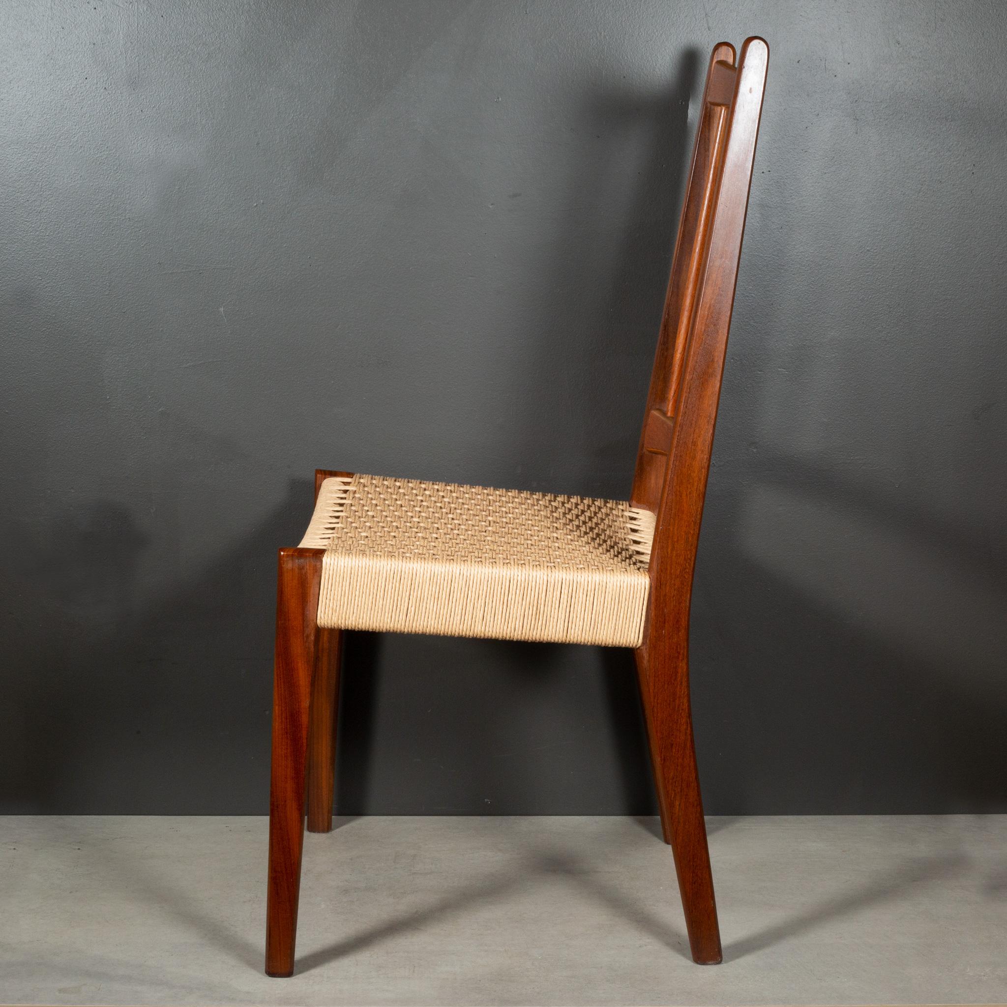 Mid-century Arne Hovmand-Olsen for Mogens Kold Møbelfabrik Danish Dining Chairs  For Sale 1
