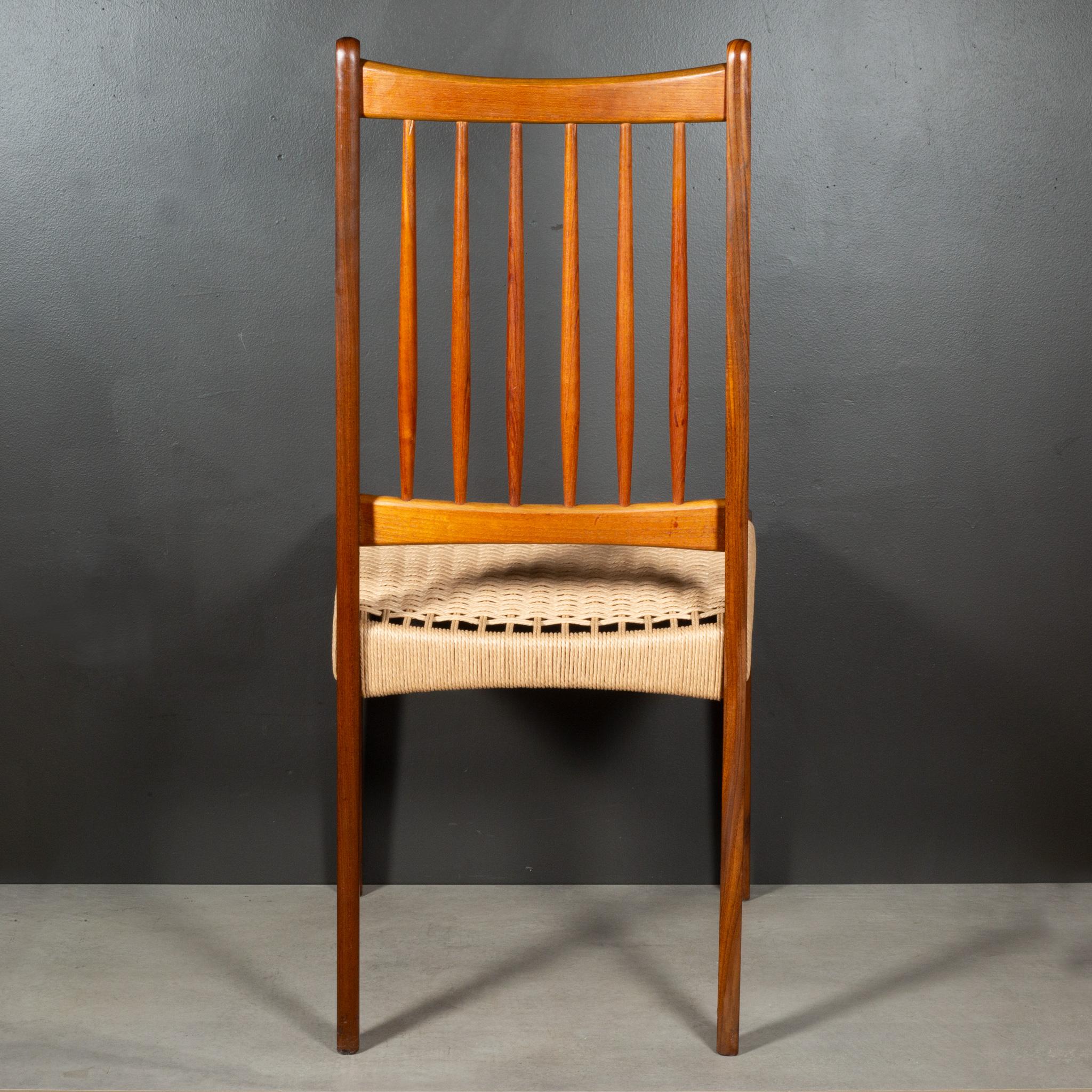 Mid-century Arne Hovmand-Olsen for Mogens Kold Møbelfabrik Danish Dining Chairs  For Sale 2