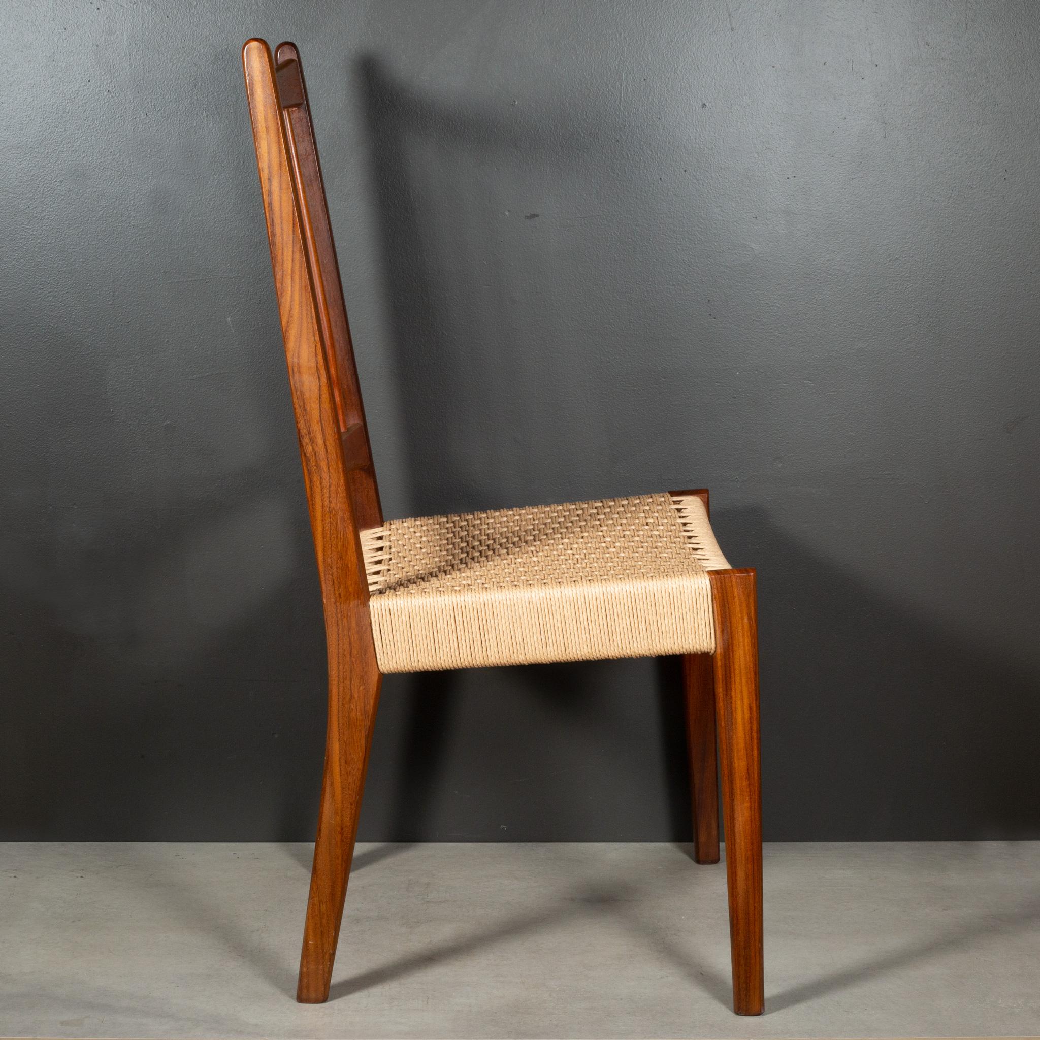 Mid-century Arne Hovmand-Olsen for Mogens Kold Møbelfabrik Danish Dining Chairs  For Sale 3