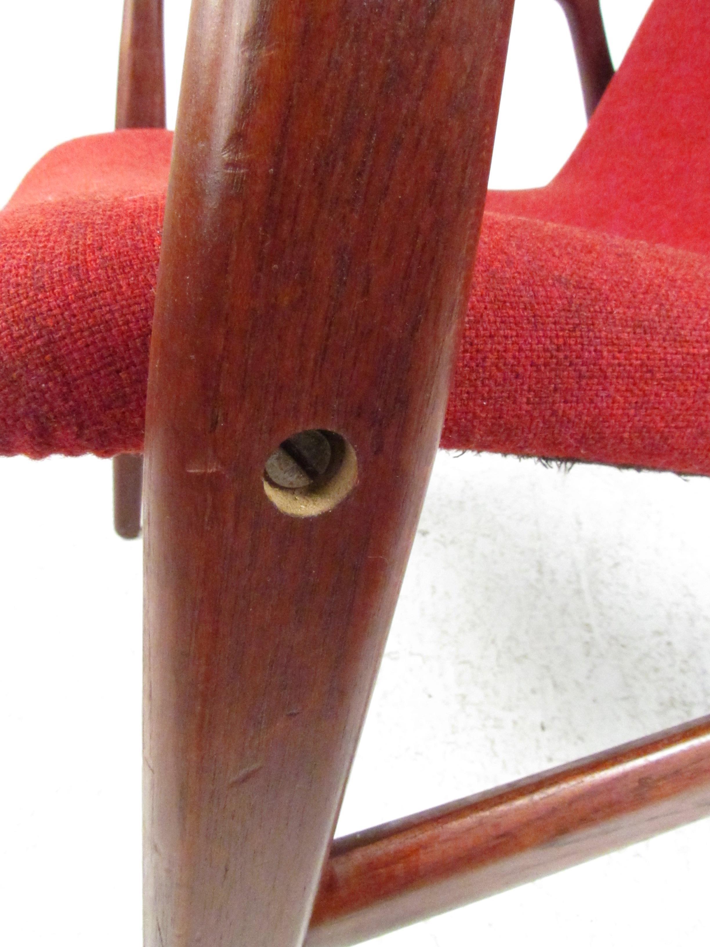Danish Midcentury Arne Hovmand-Olsen Model 240 Lounge Chair