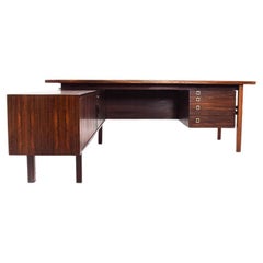 Mid Century Arne Vodder L-förmiger Schreibtisch aus Palisanderholz für Sibast, 1960