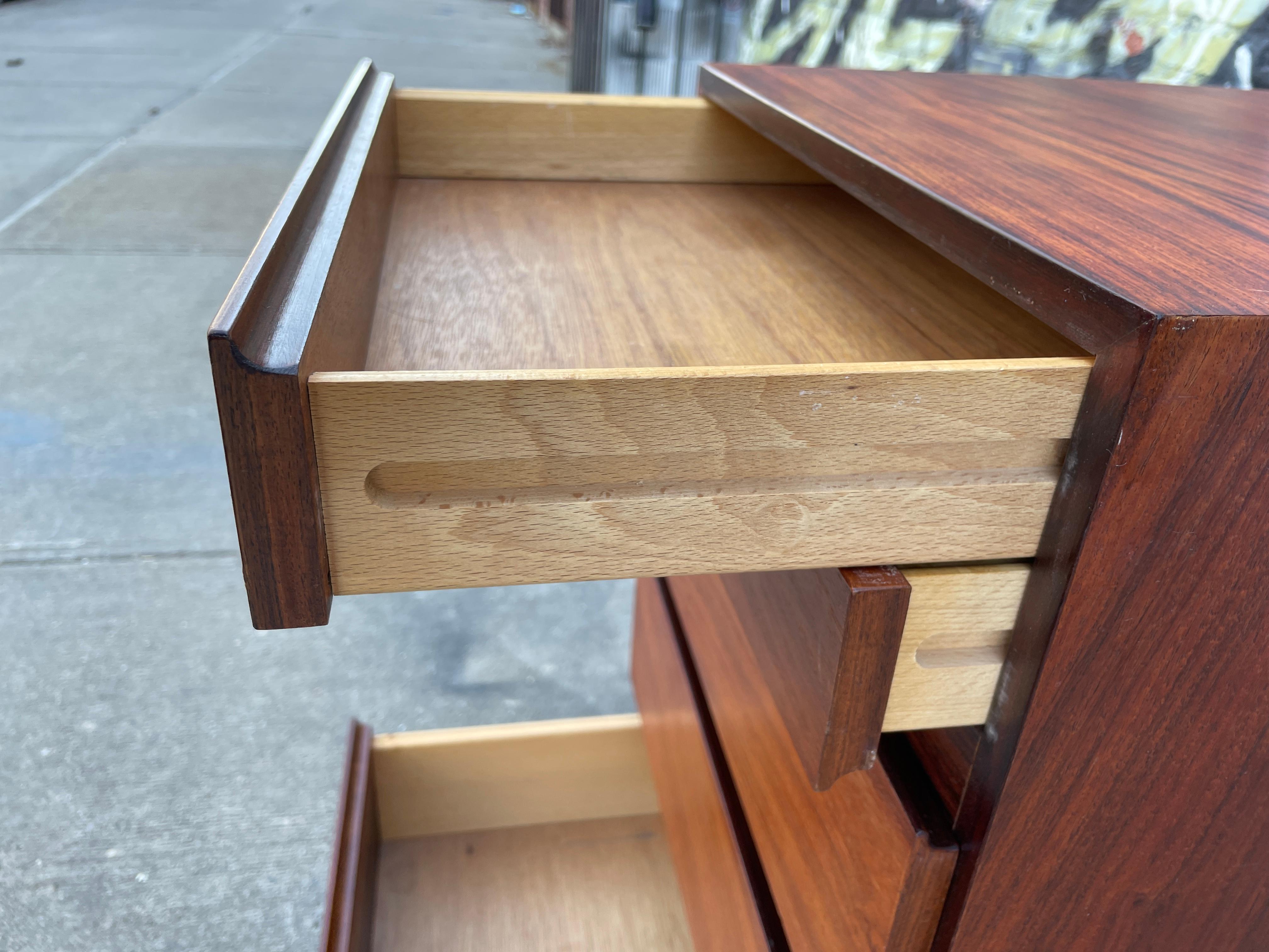 teak tall dresser