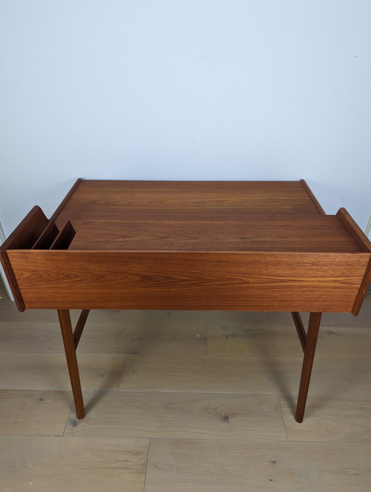 Mid-Century Arne Wahl Iversen Vintage Teak Desk Model 56, Danish 5