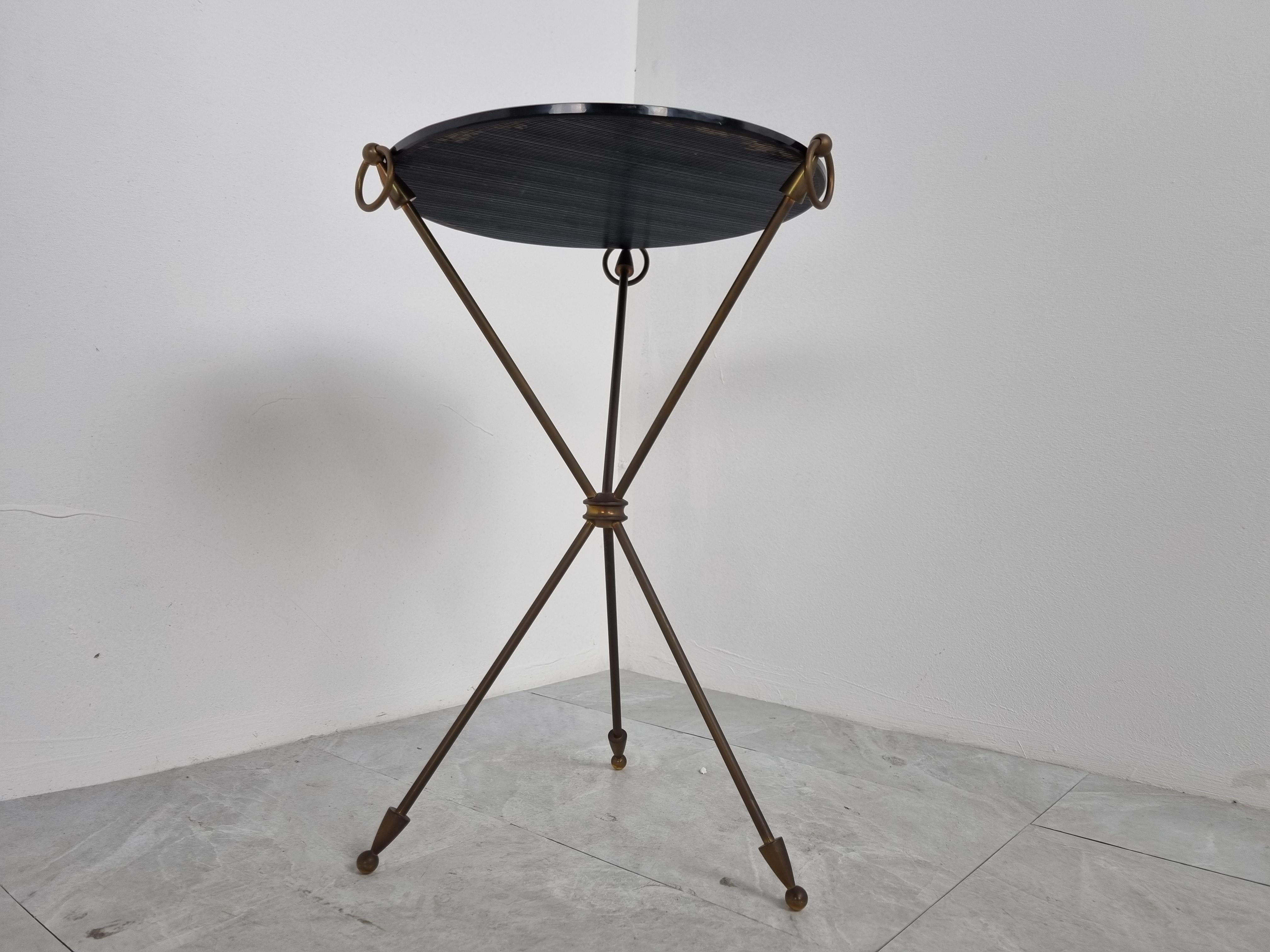 Neoclassical Mid Century Arrow Side Table, 1960s 