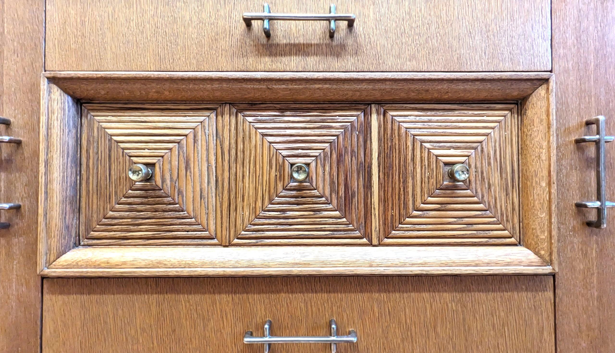Mid Century Art Deco Credenza Style of Maxime Old 3