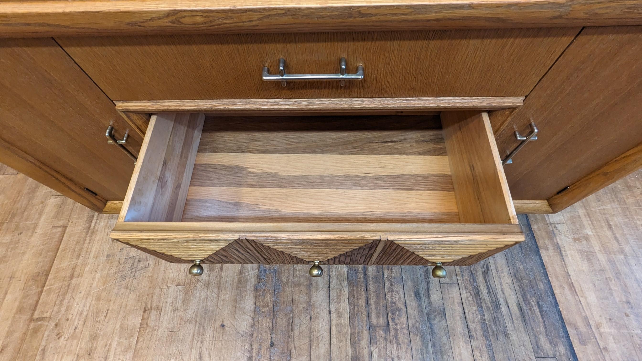 Mid Century Art Deco Credenza Style of Maxime Old 5