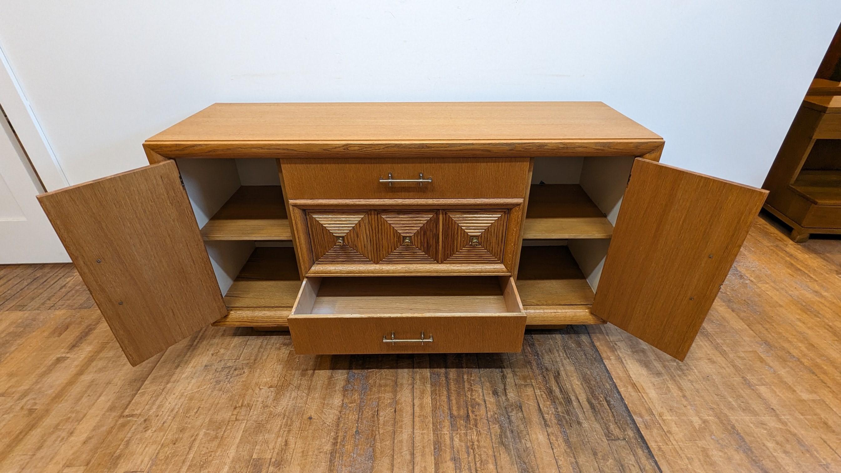 Mid Century Art Deco Credenza Style of Maxime Old For Sale 6